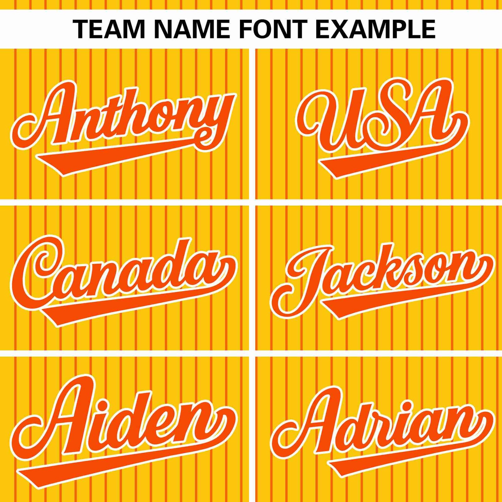 Custom Gold Orange Stripe Fashion Authentic Pullover Baseball Jersey