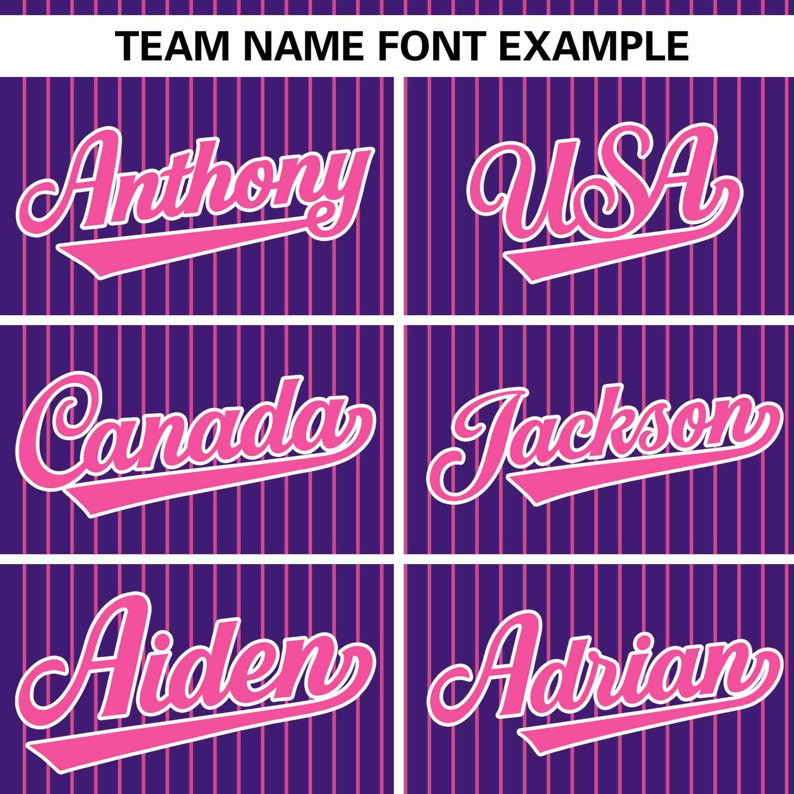 Custom Purple Pink Stripe Fashion Authentic Pullover Baseball Jersey