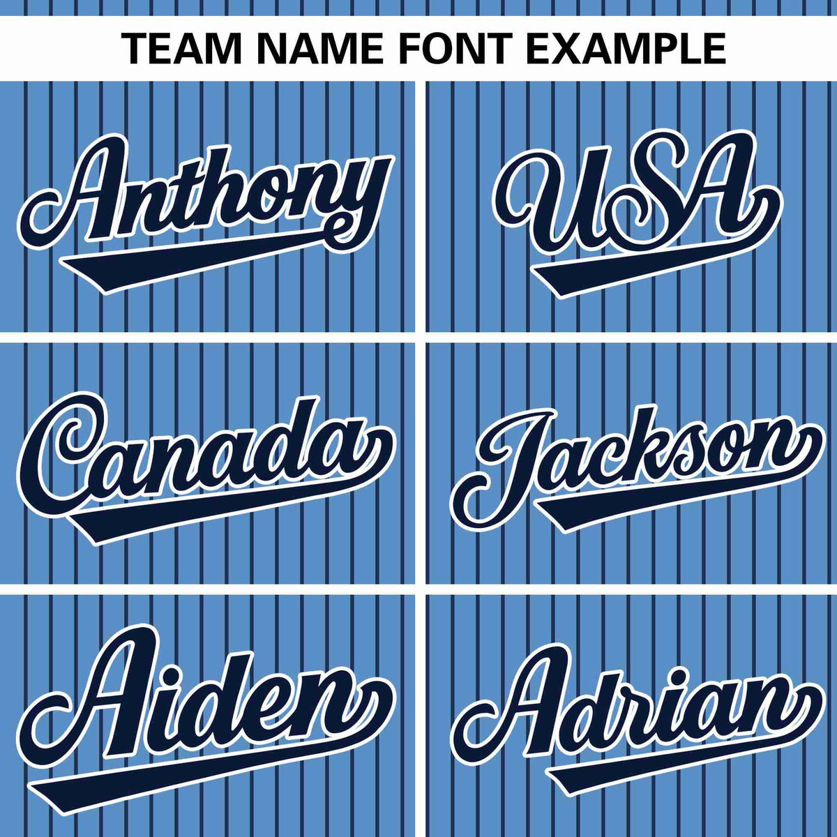 Custom Light Blue Navy Stripe Fashion Authentic Pullover Baseball Jersey