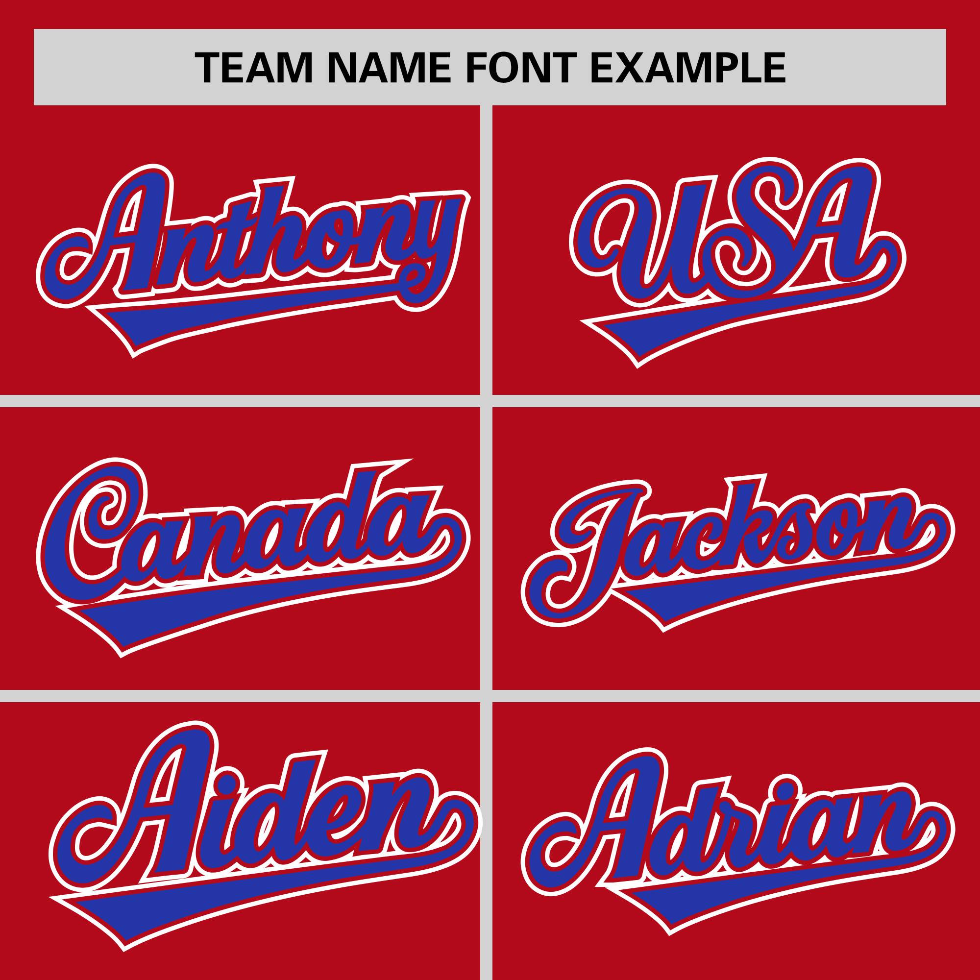 Custom Red Royal Personalized Classic Authentic Sleeveless Baseball Jersey