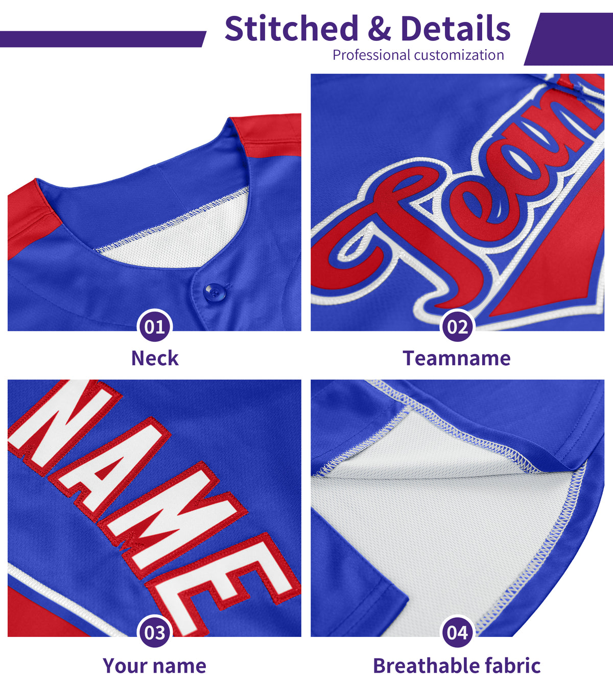 Custom Light Blue Navy Classic Style  Baseball Uniform Jersey/Pants Package For Team