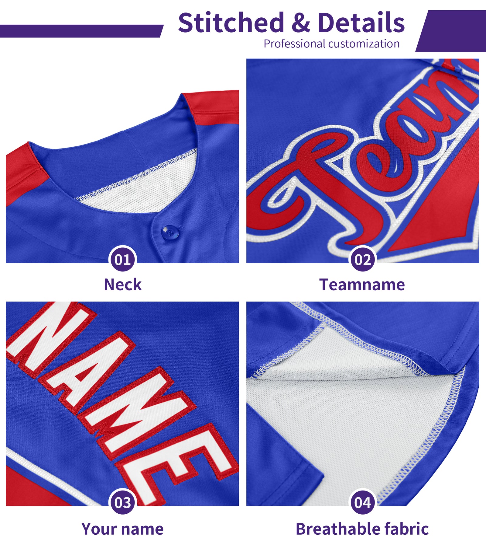 Custom Light Blue Navy Classic Style  Baseball Uniform Jersey/Pants Package For Team