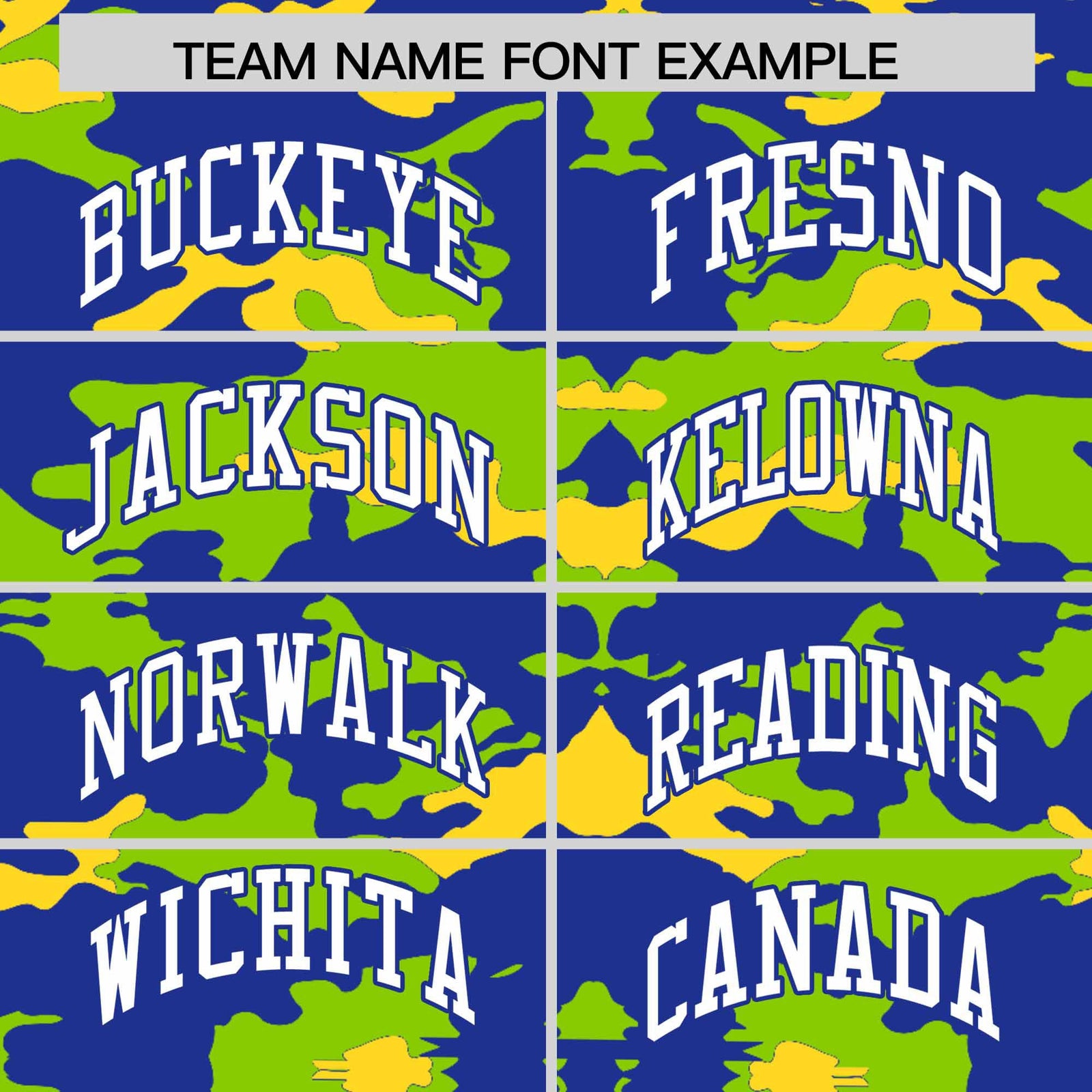 Custom Royal Neon Green and Gold Camo Fashion Authentic Sleeveless Baseball Jersey