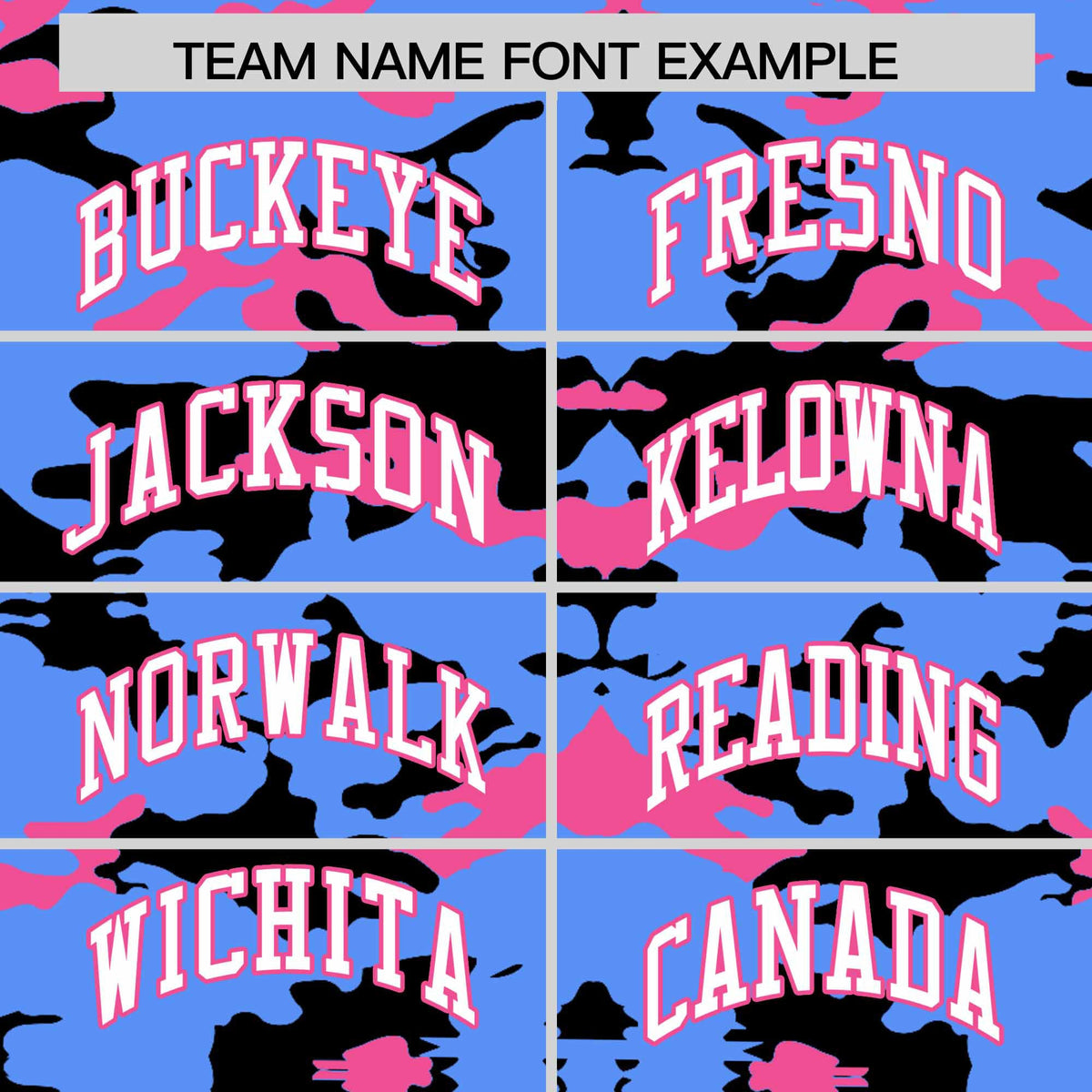 Custom Powder Blue Black and Pink Camo Fashion Authentic Sleeveless Baseball Jersey