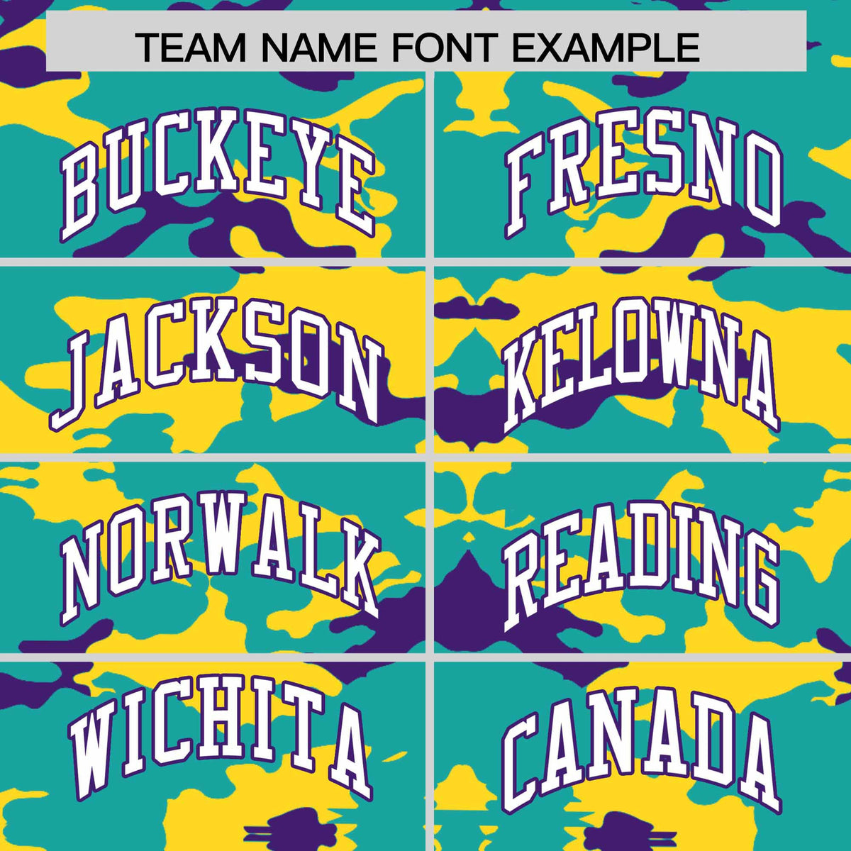 Custom Bright Green Gold and Purple Camo Fashion Authentic Sleeveless Baseball Jersey