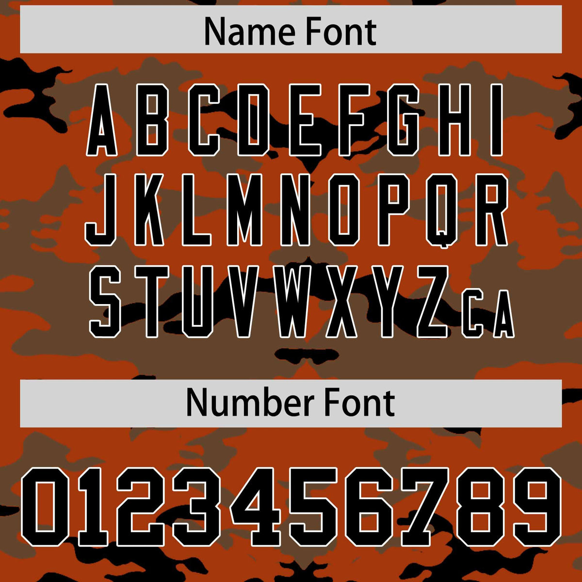 Custom Texas Orange Light Brown and Black Camo Fashion Authentic Sleeveless Baseball Jersey