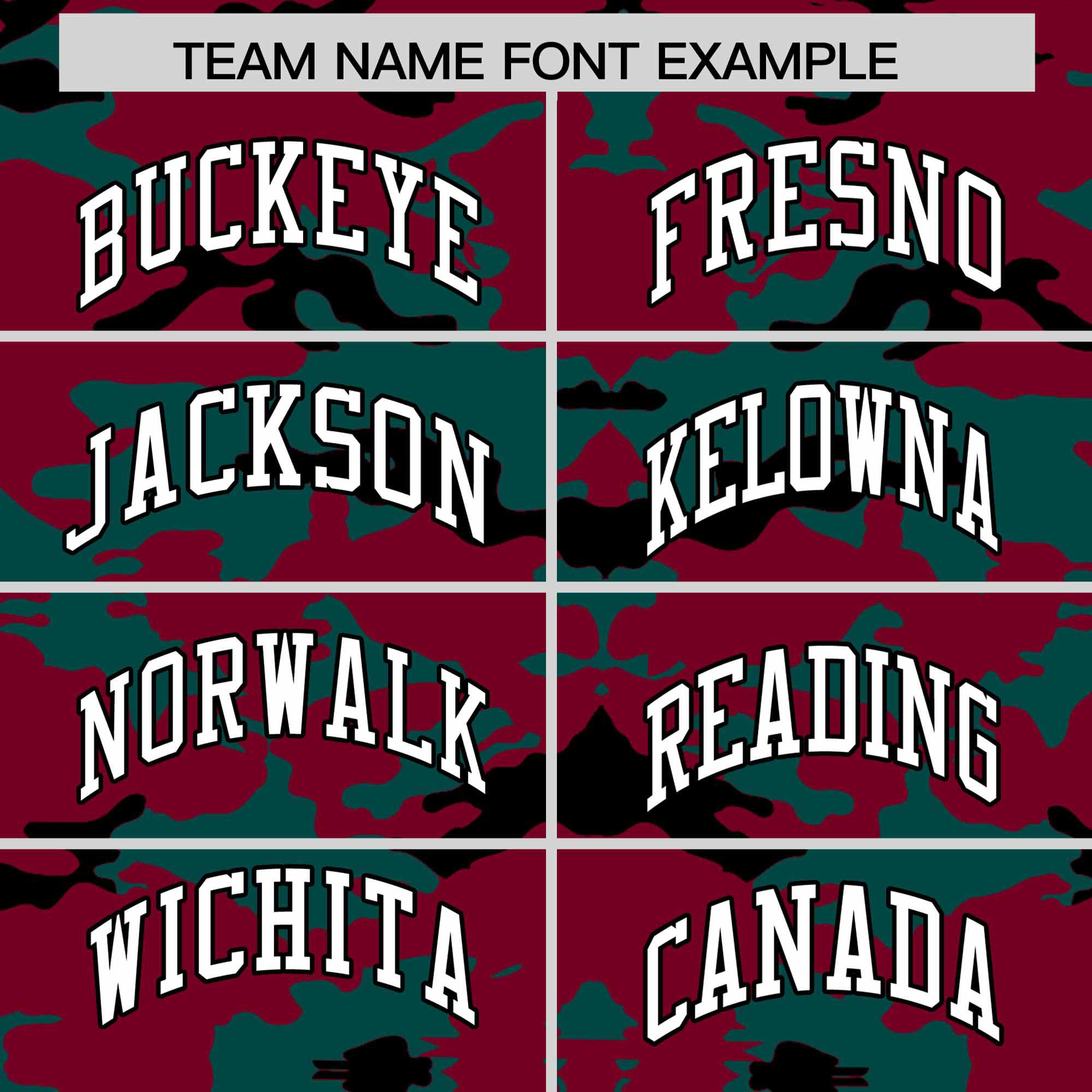 Custom Crimson Midnight Green and Black Camo Fashion Authentic Sleeveless Baseball Jersey