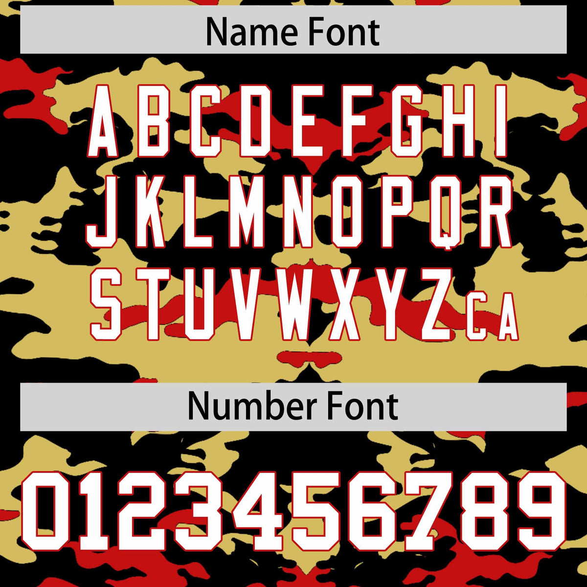 Custom Black Old Gold and Red Camo Fashion Authentic Sleeveless Baseball Jersey