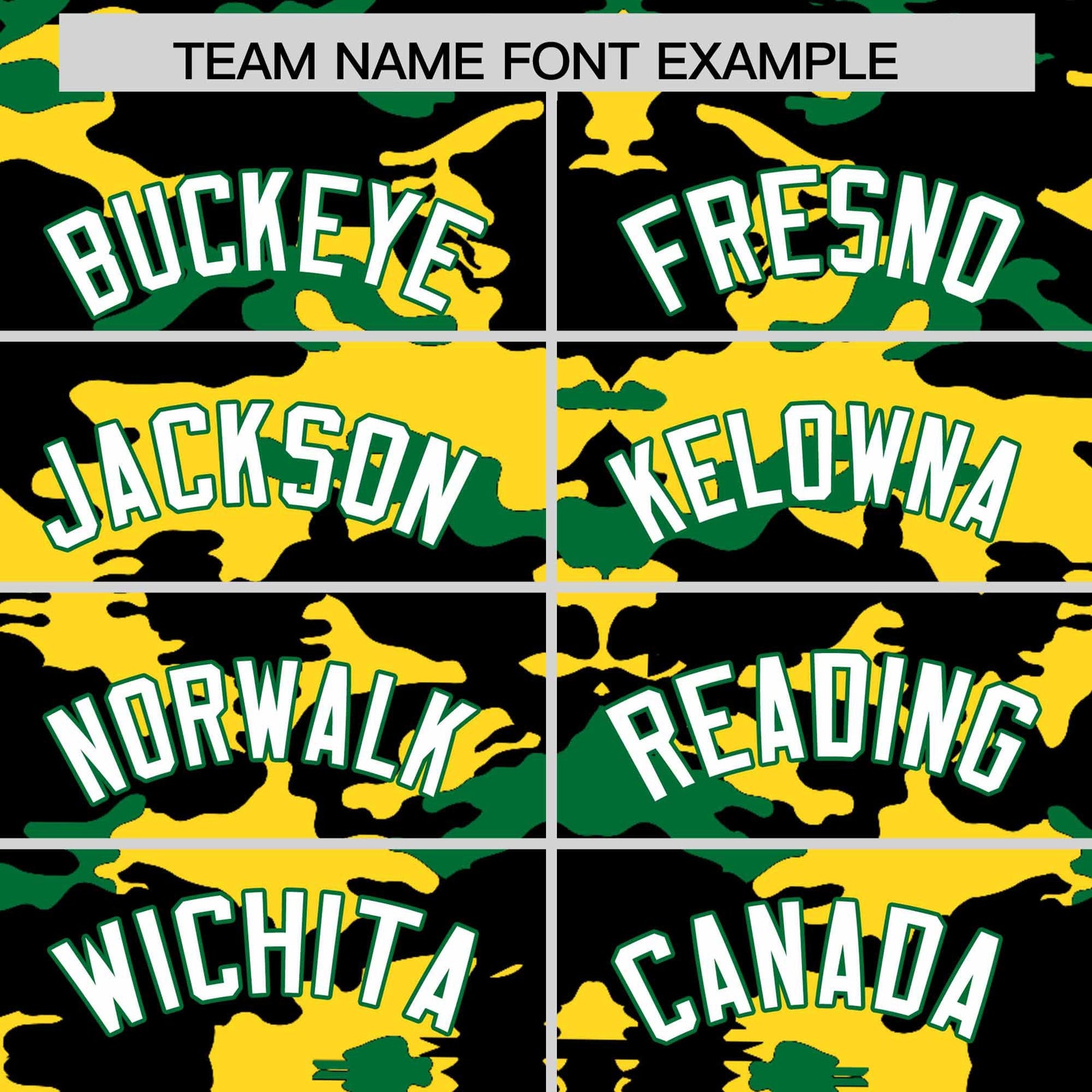 Custom Black Gold and Kelly Green Camo Fashion Authentic Sleeveless Baseball Jersey