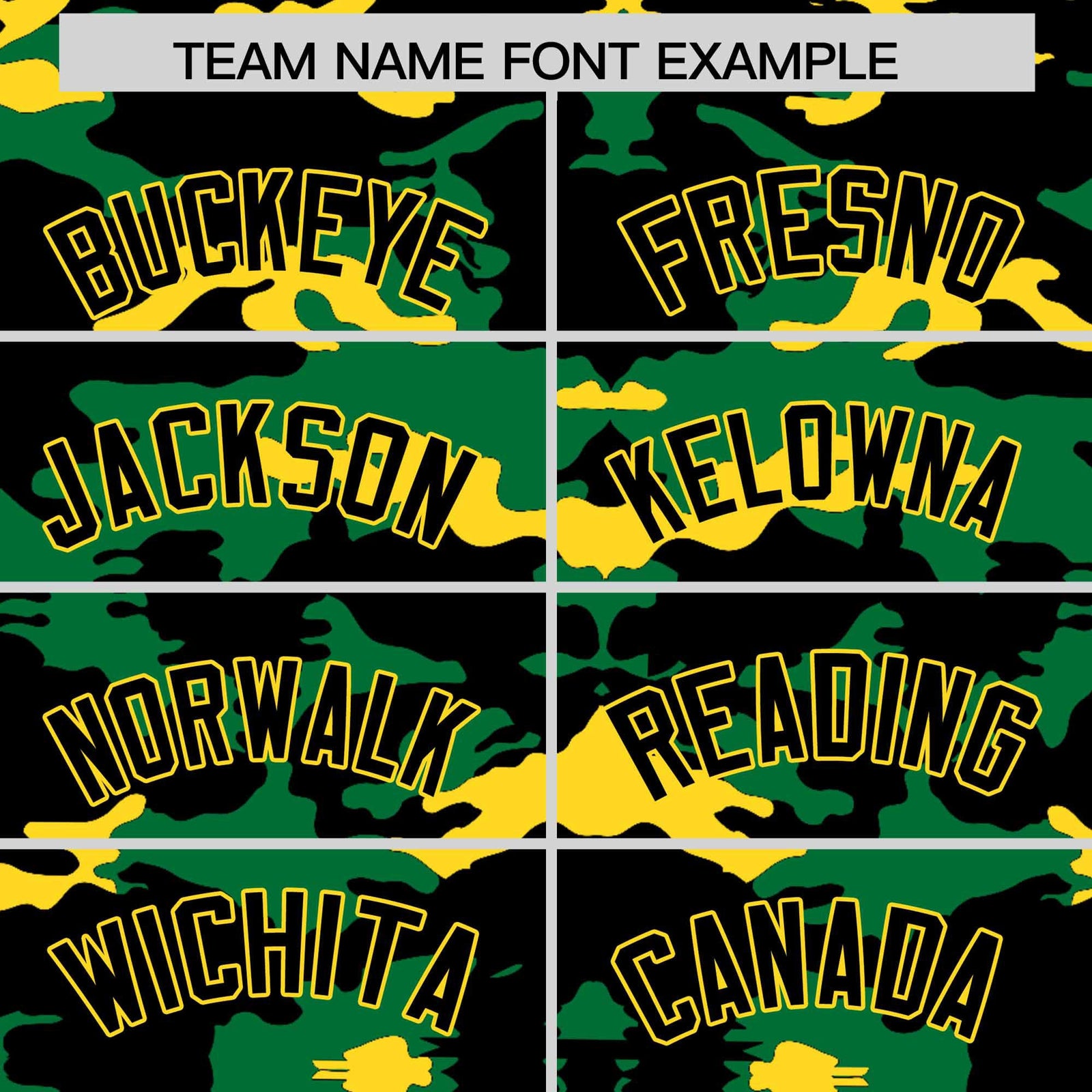 Custom Black Kelly Green and Gold Camo Fashion Authentic Sleeveless Baseball Jersey