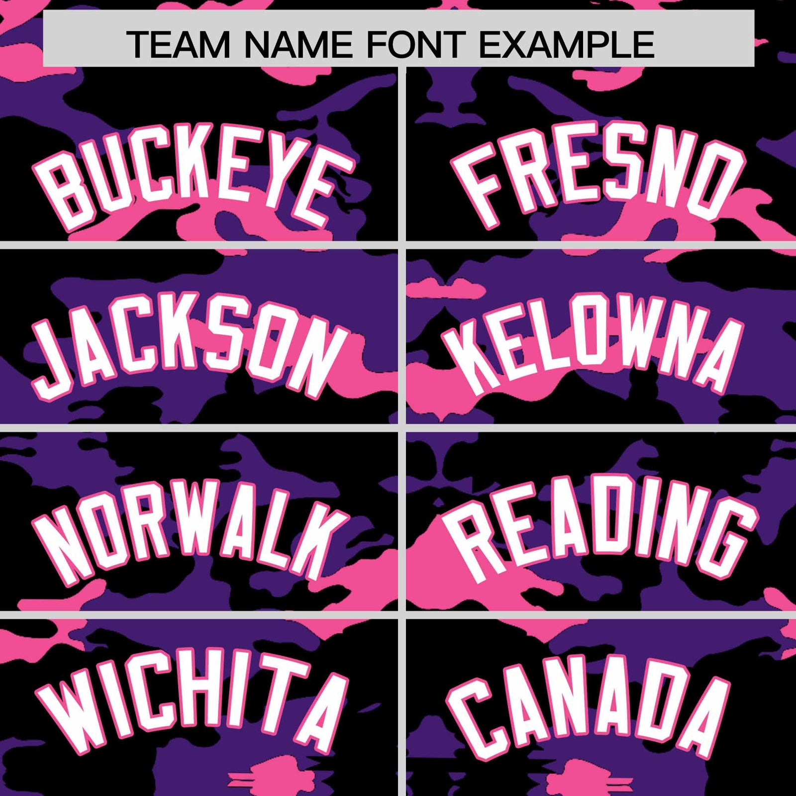 Custom Black Purple and Pink Camo Fashion Authentic Sleeveless Baseball Jersey