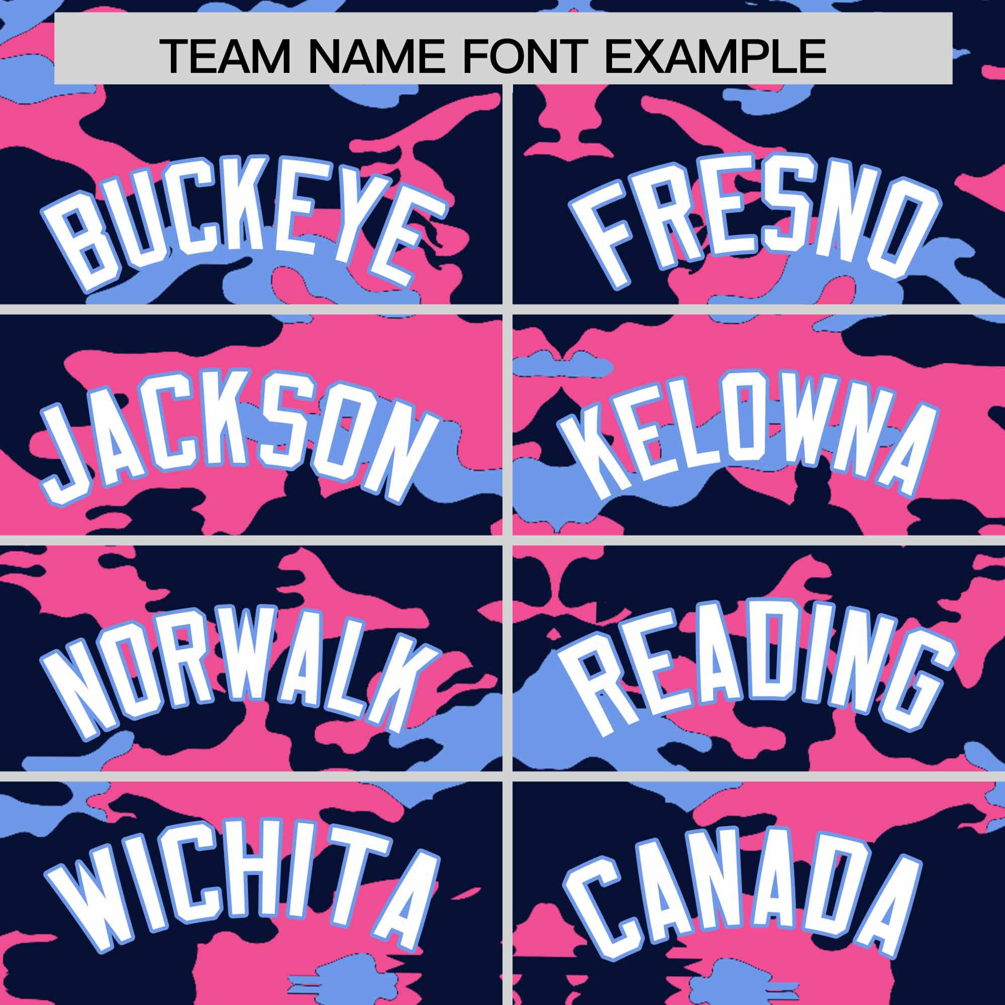 Custom Navy Pink and Powder Blue Camo Fashion Authentic Sleeveless Baseball Jersey