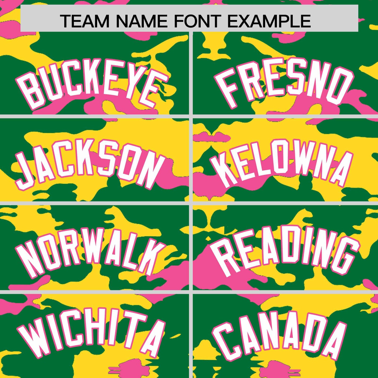 Custom Kelly Green Gold and Pink Camo Fashion Authentic Sleeveless Baseball Jersey