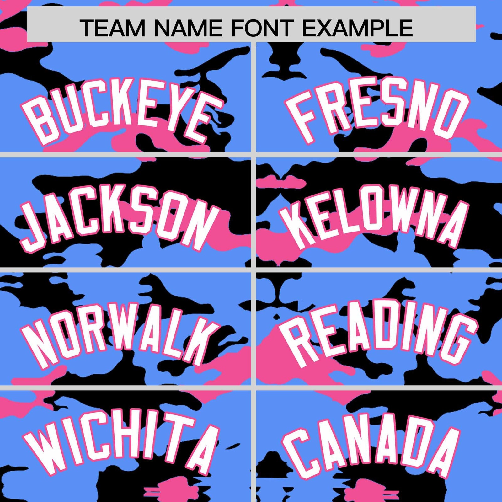 Custom Powder Blue Black and Pink Camo Fashion Authentic Sleeveless Baseball Jersey