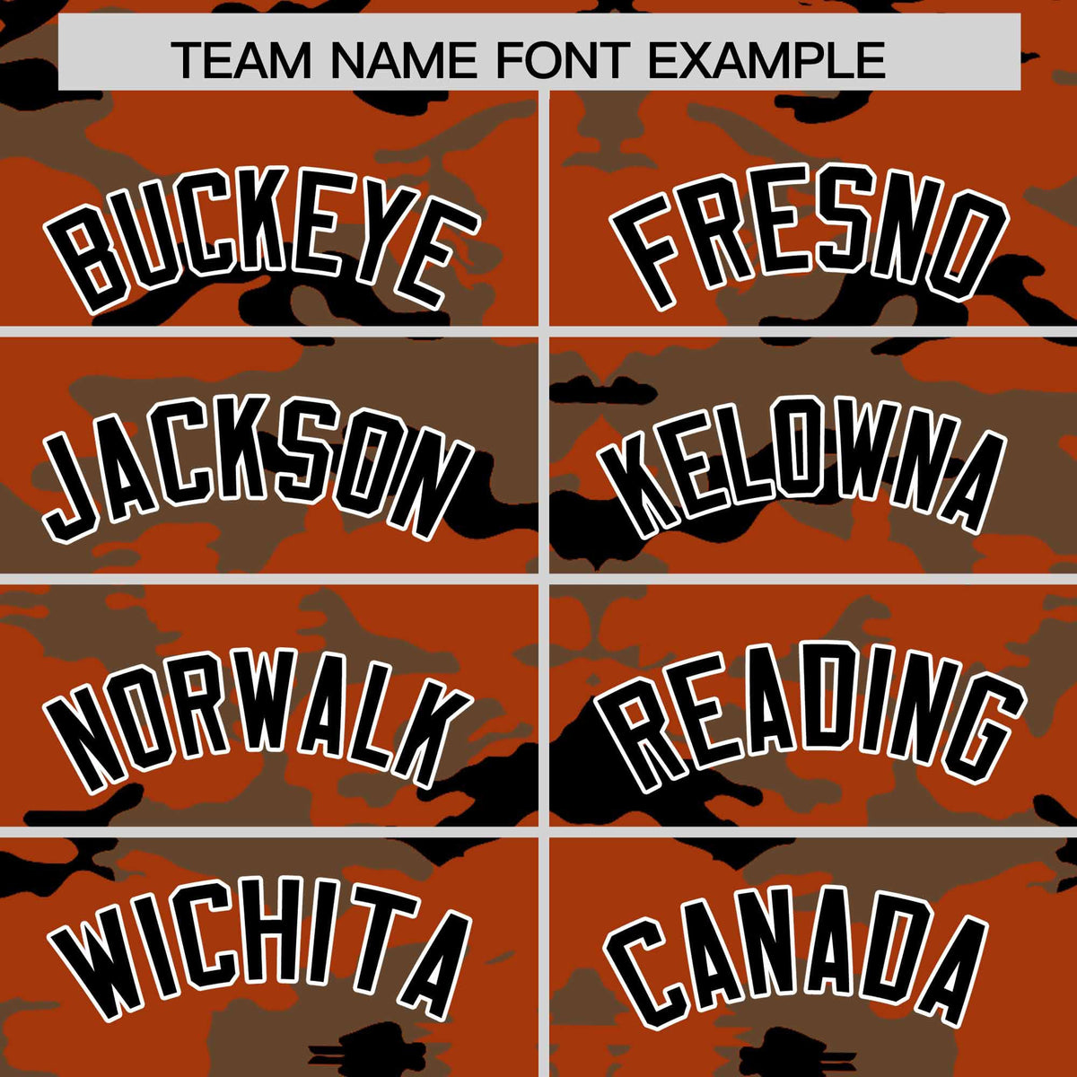 Custom Texas Orange Light Brown and Black Camo Fashion Authentic Sleeveless Baseball Jersey