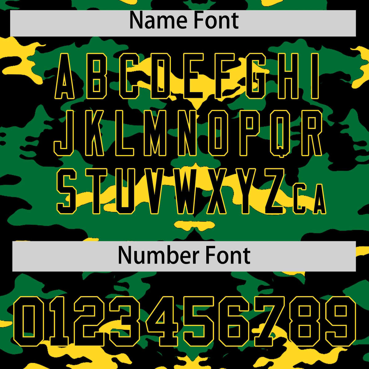 Custom Black Kelly Green and Gold Camo Fashion Authentic Sleeveless Baseball Jersey