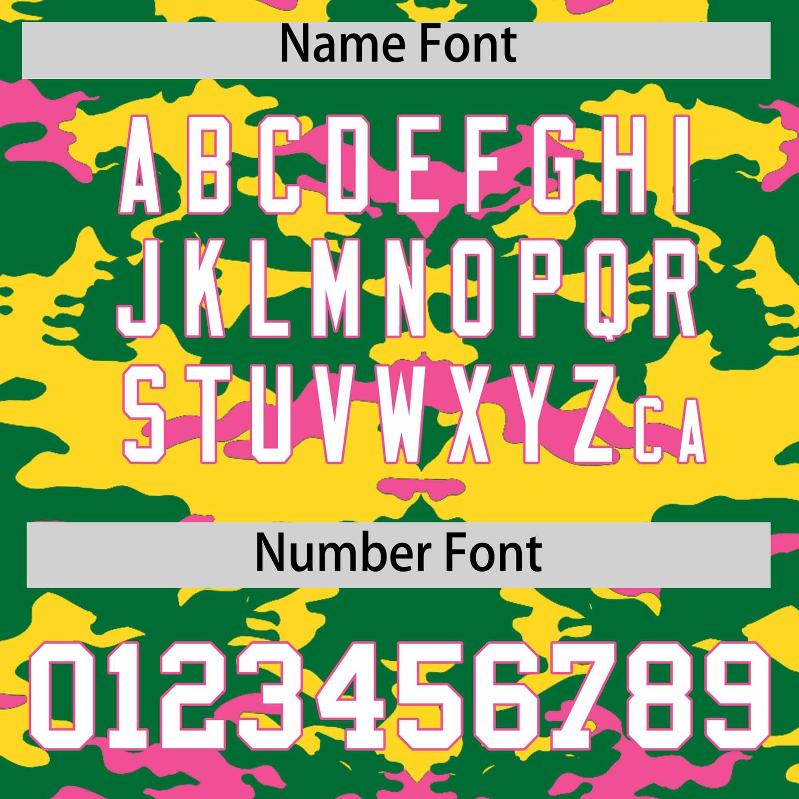 Custom Kelly Green Gold and Pink Camo Fashion Authentic Sleeveless Baseball Jersey