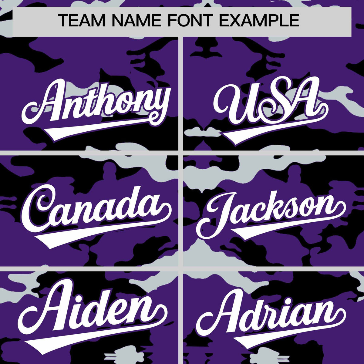 Custom Purple Black and Silver Camo Fashion Authentic Sleeveless Baseball Jersey