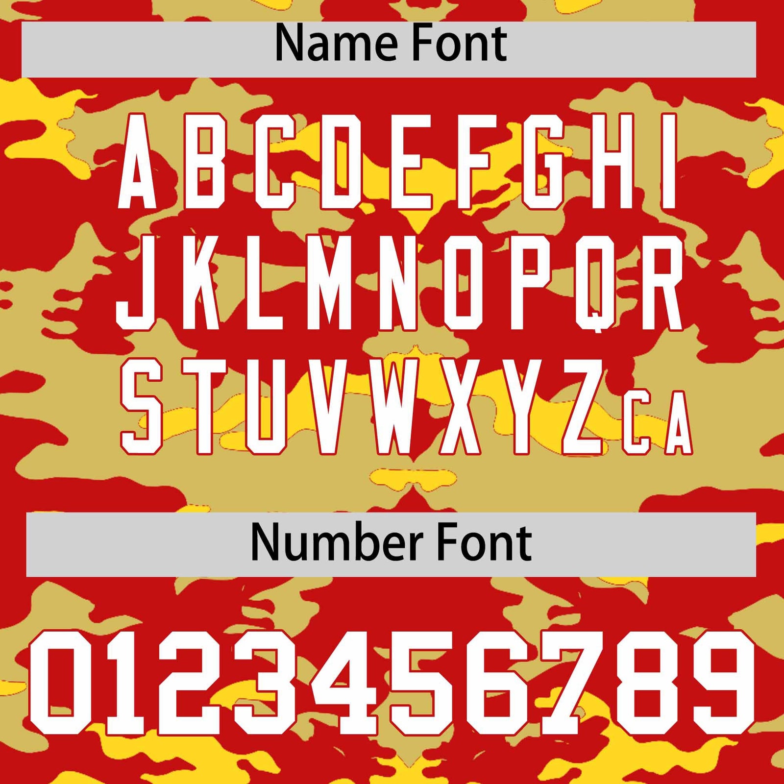 Custom Red Old Gold and Gold Camo Fashion Authentic Sleeveless Baseball Jersey