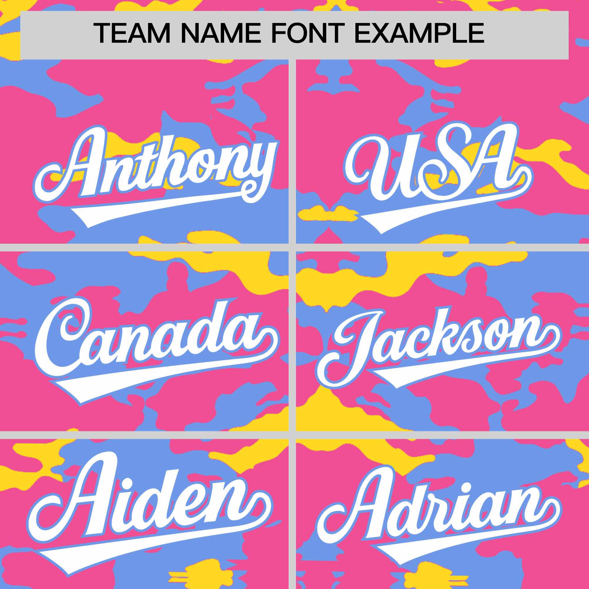 Custom Pink Powder Blue and Gold Camo Fashion Authentic Sleeveless Baseball Jersey