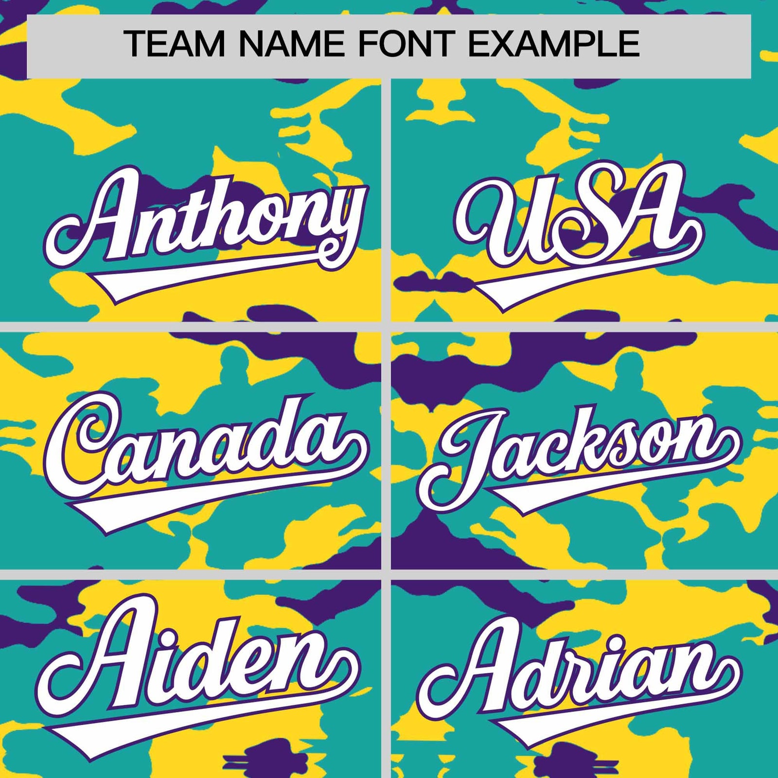 Custom Bright Green Gold and Purple Camo Fashion Authentic Sleeveless Baseball Jersey