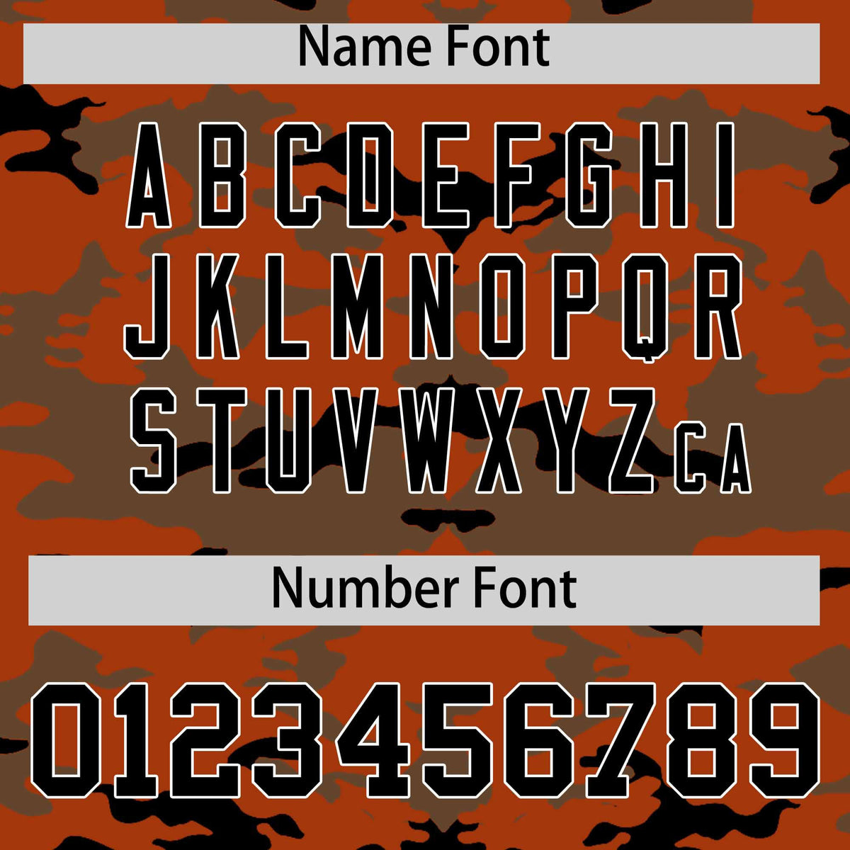 Custom Texas Orange Light Brown and Black Camo Fashion Authentic Sleeveless Baseball Jersey