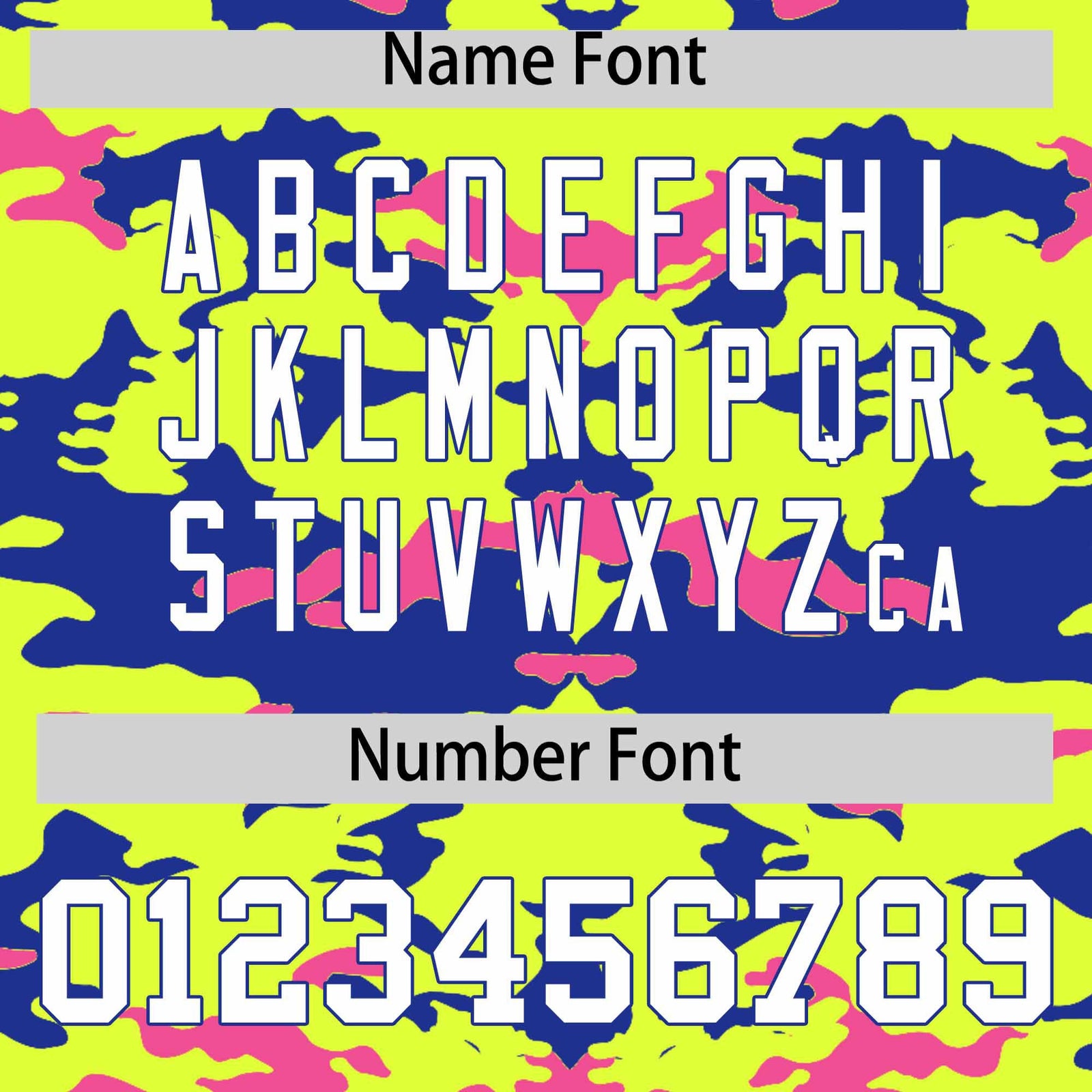 Custom Fluorescent Green Royal and Pink Camo Fashion Authentic Sleeveless Baseball Jersey