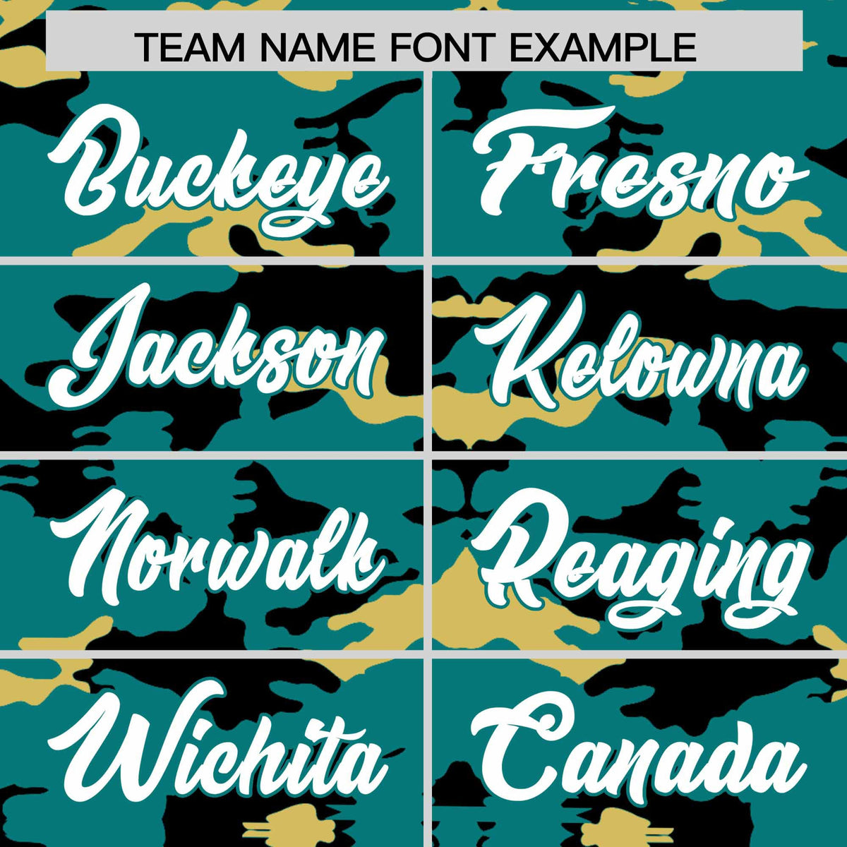 Custom Aqua Black and Khaki Camo Fashion Authentic Sleeveless Baseball Jersey