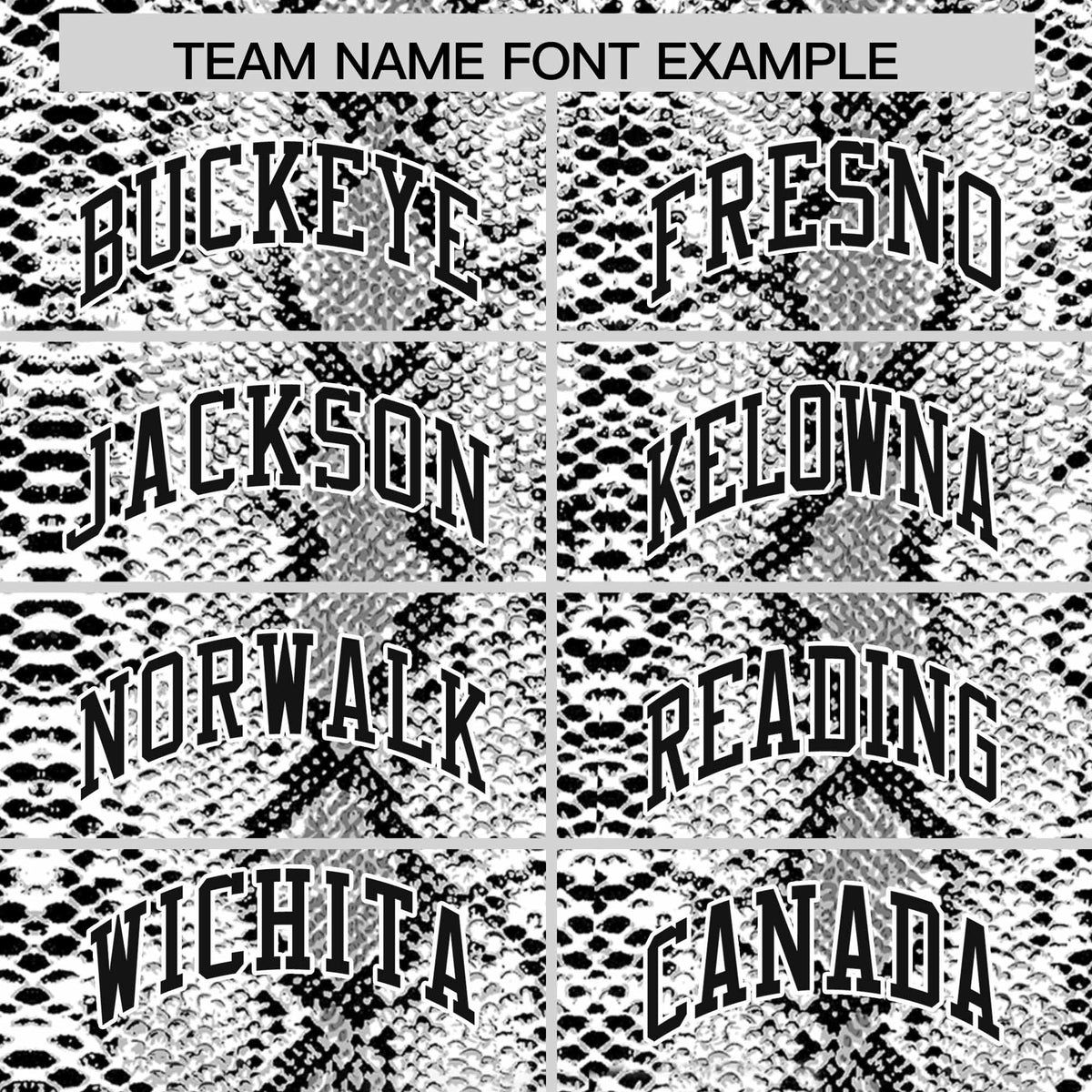 Custom Black Snakeskin Pattern Authentic Sleeveless Baseball Jersey