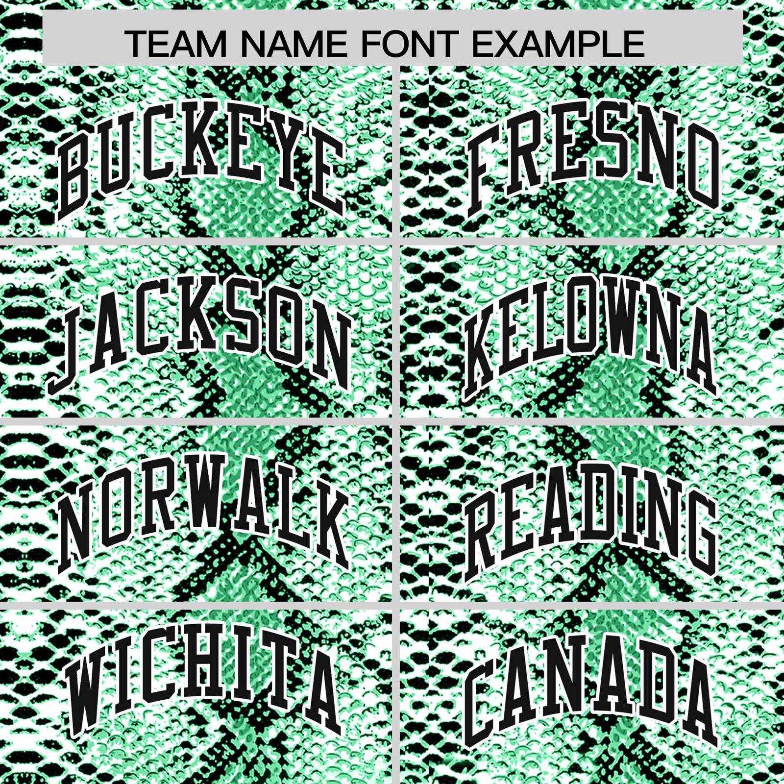 Custom Kelly Green Snakeskin Pattern Authentic Sleeveless Baseball Jersey