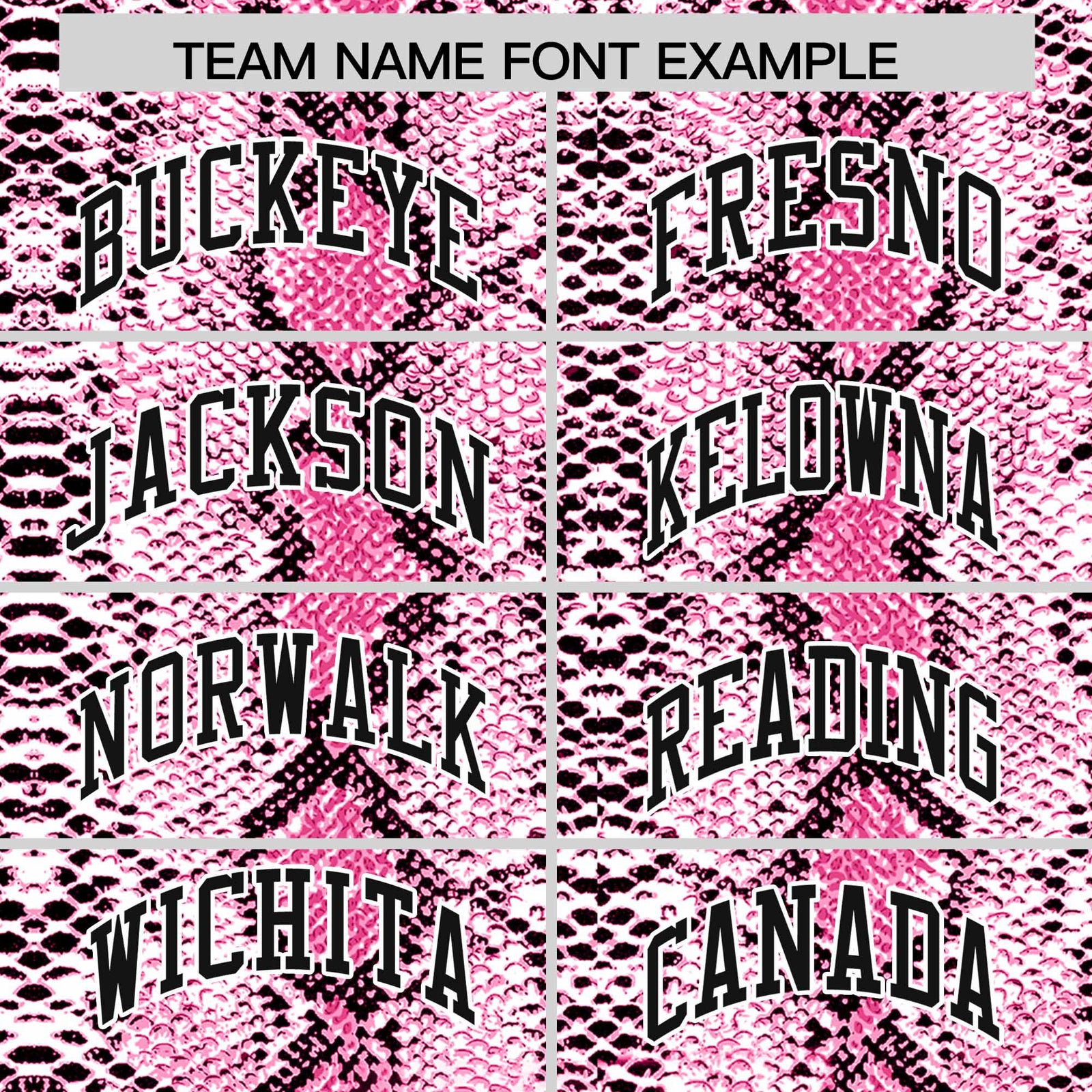 Custom Pink Snakeskin Pattern Authentic Sleeveless Baseball Jersey