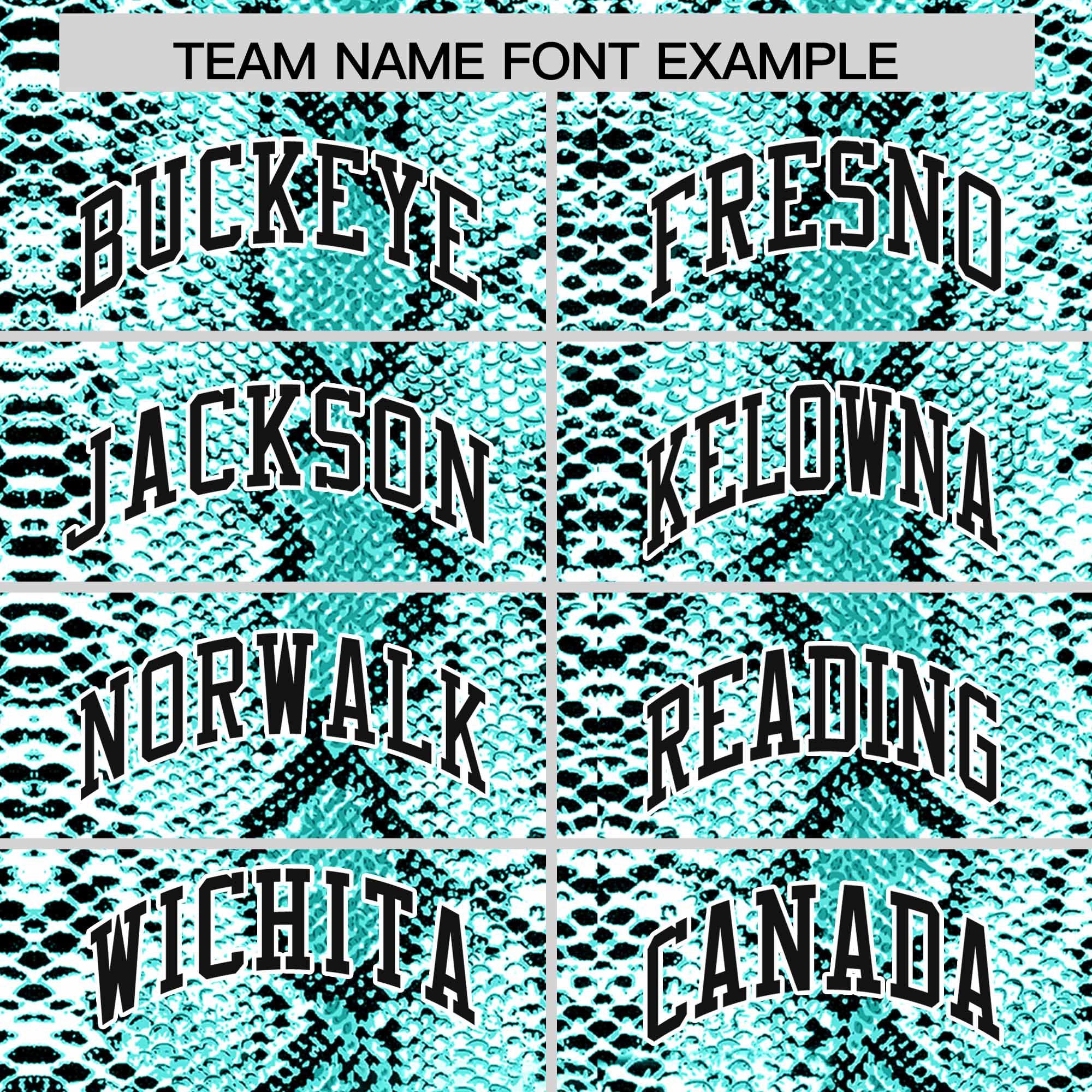 Custom Aqua Snakeskin Pattern Authentic Sleeveless Baseball Jersey
