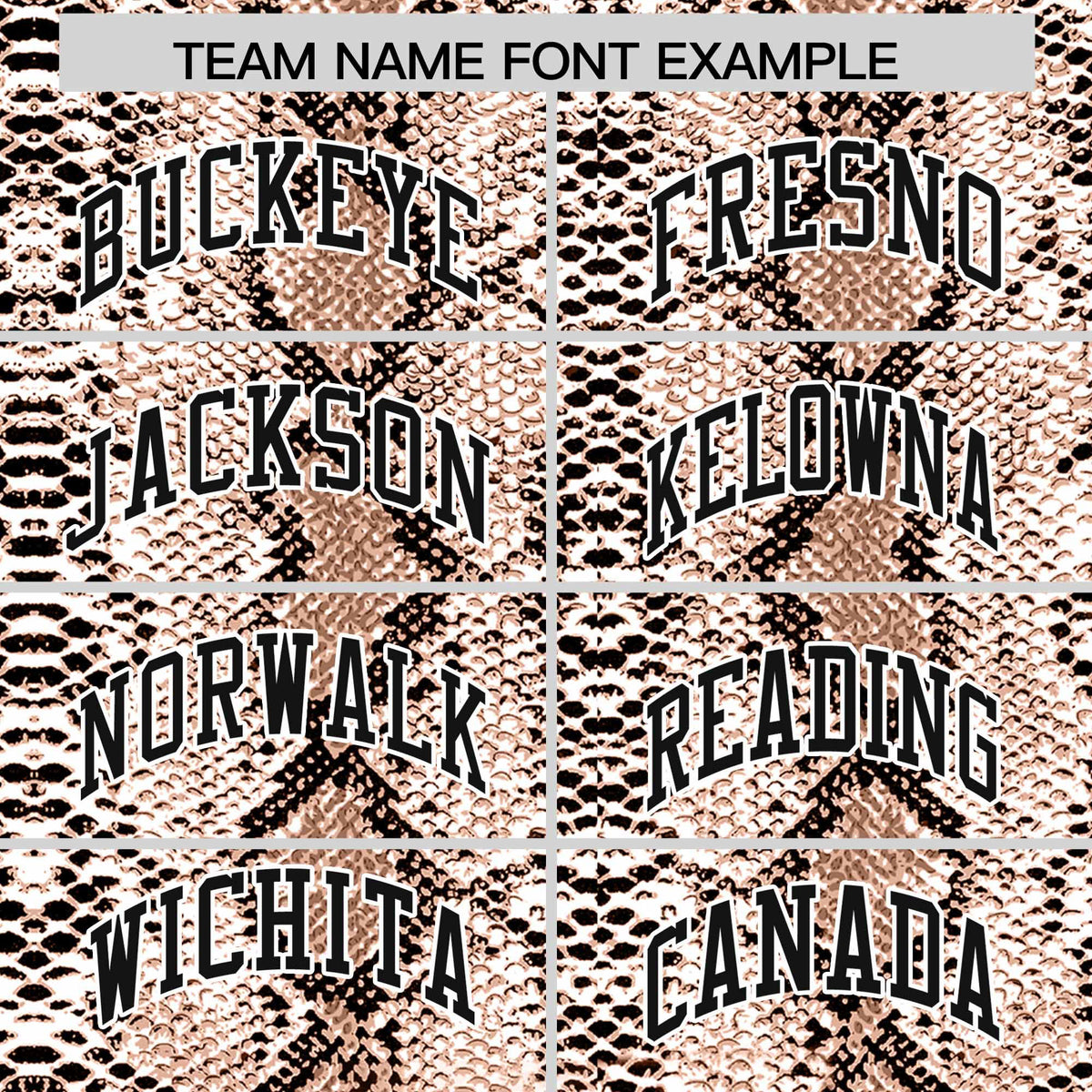 Custom Crimson Snakeskin Pattern Authentic Sleeveless Baseball Jersey