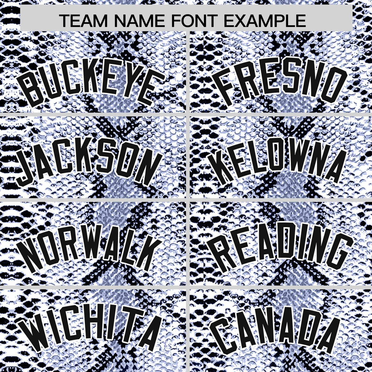 Custom Navy Snakeskin Pattern Authentic Sleeveless Baseball Jersey