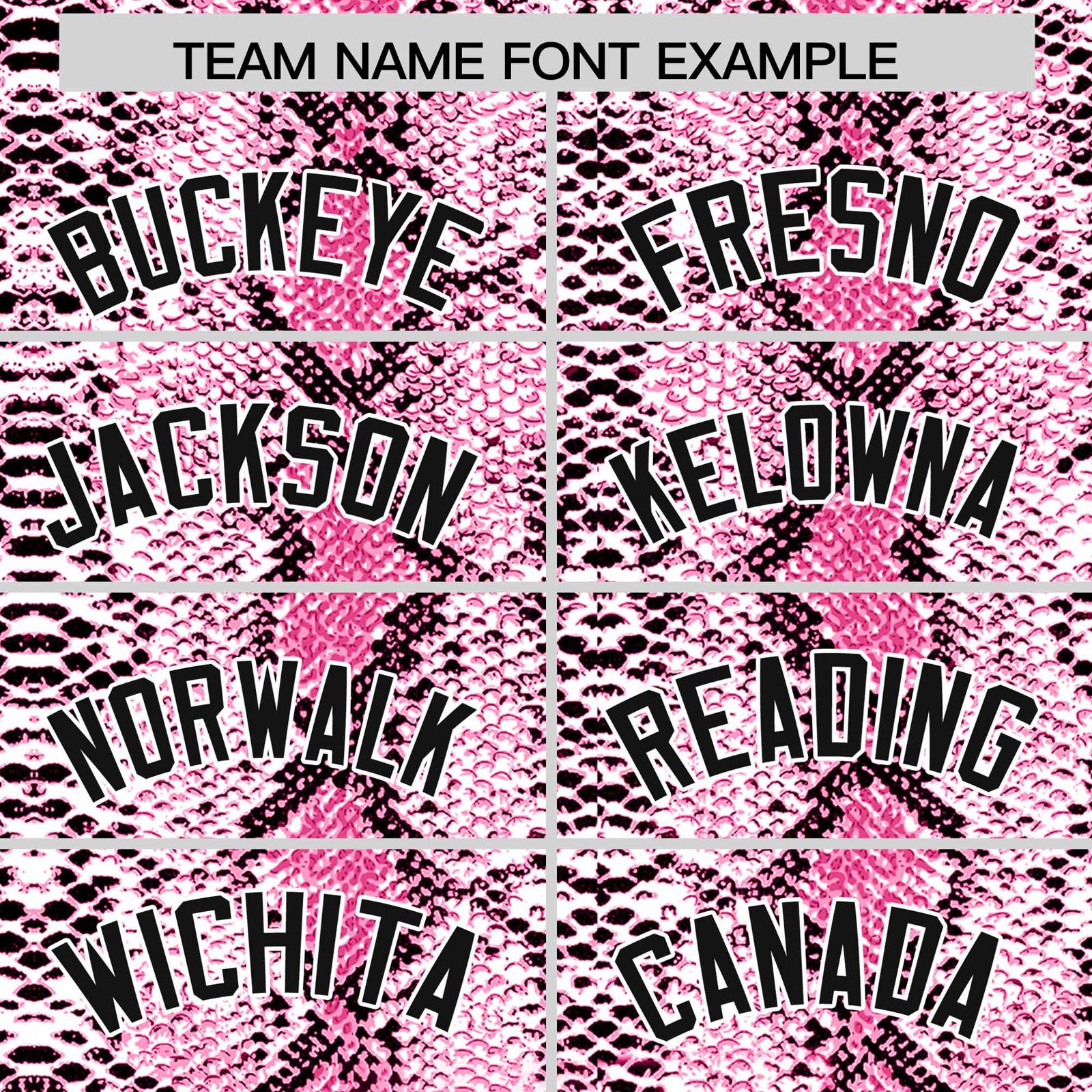 Custom Pink Snakeskin Pattern Authentic Sleeveless Baseball Jersey