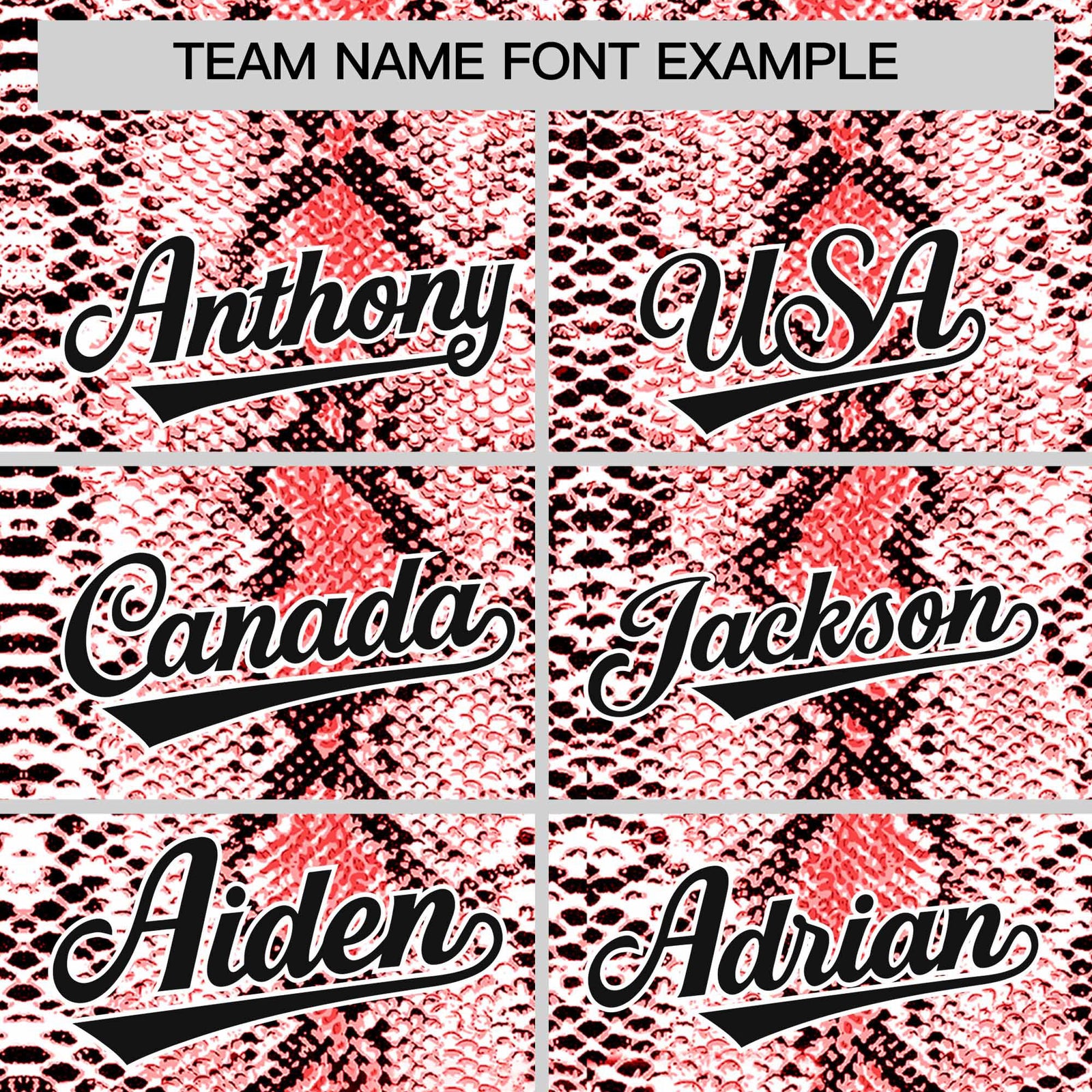 Custom Red Snakeskin Pattern Authentic Sleeveless Baseball Jersey