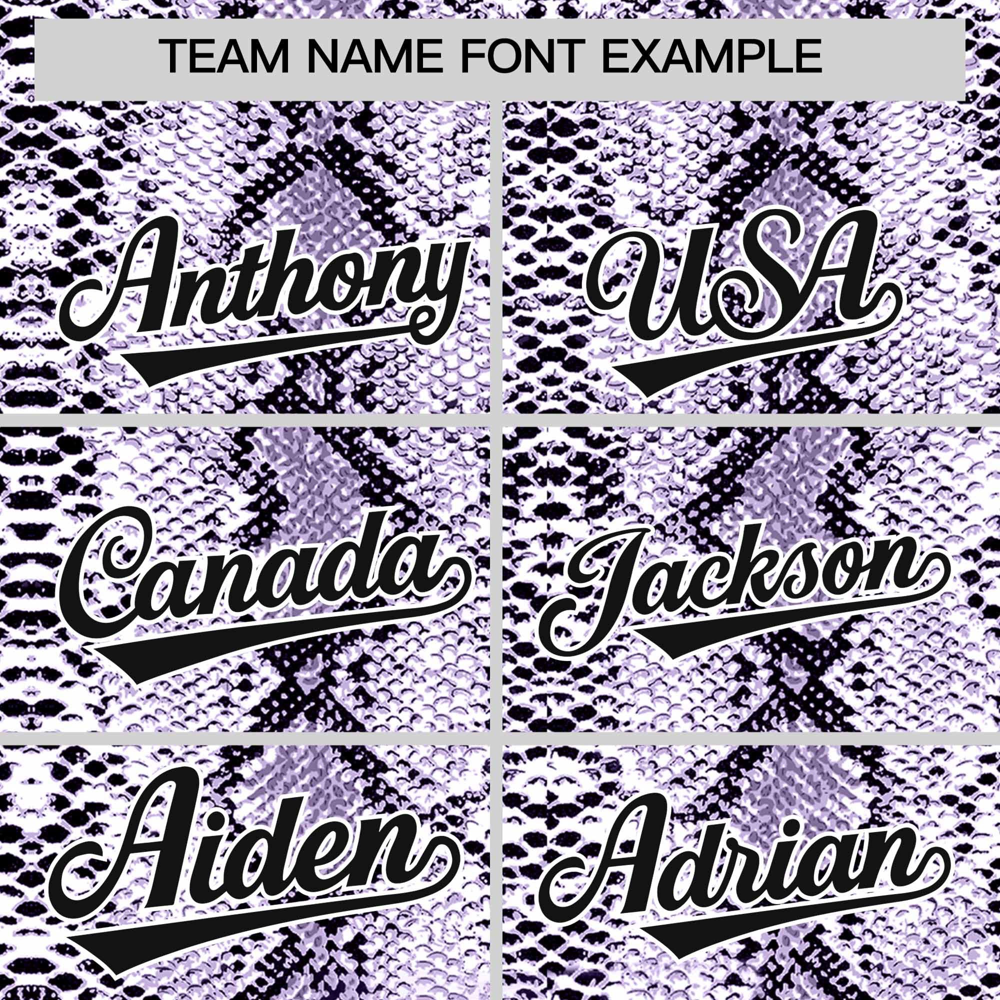 Custom Purple Snakeskin Pattern Authentic Sleeveless Baseball Jersey