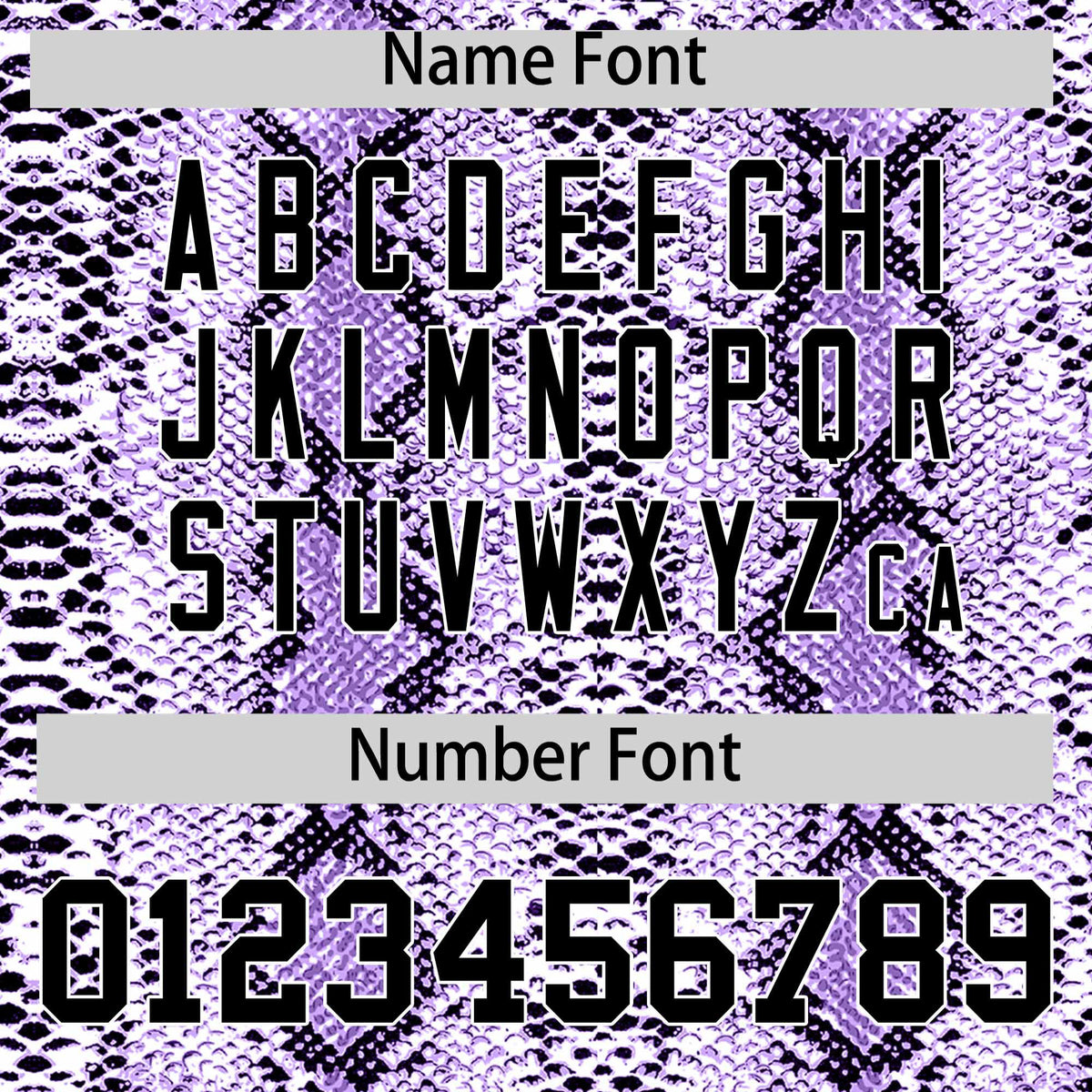 Custom Purple Snakeskin Pattern Authentic Sleeveless Baseball Jersey