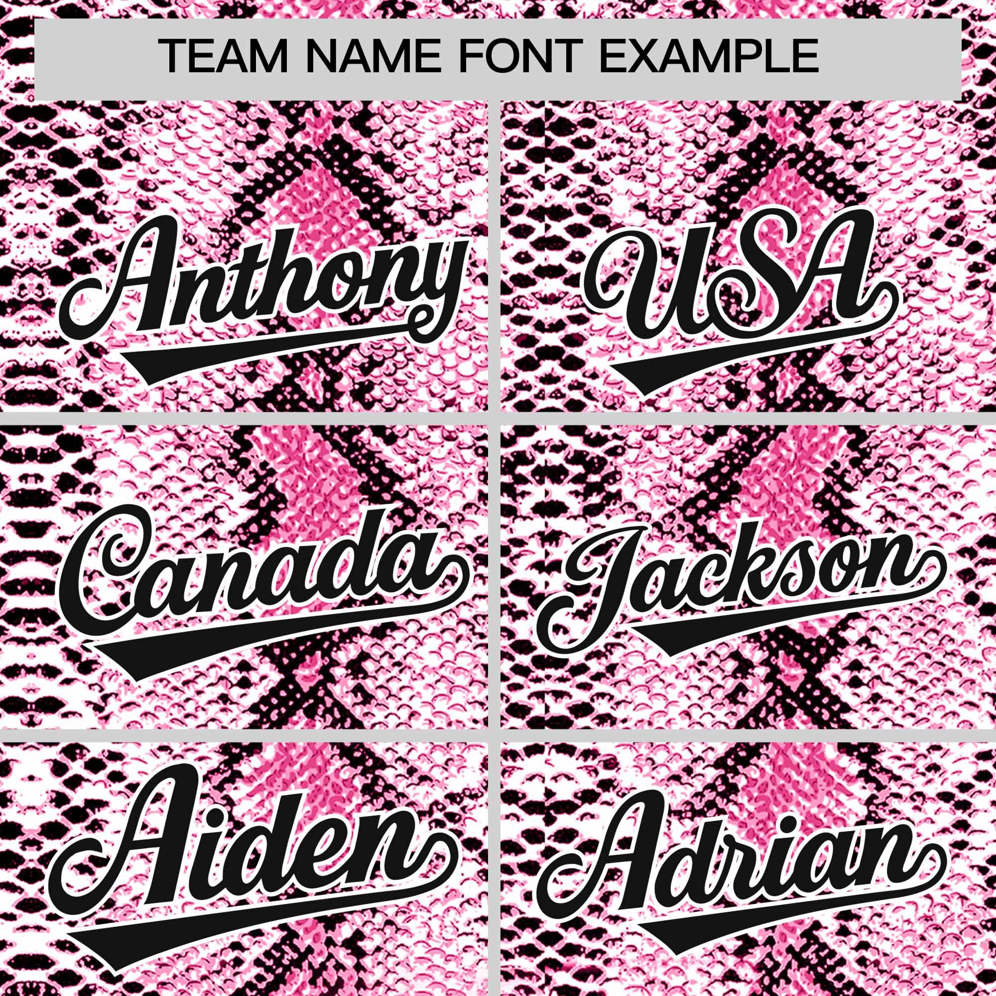 Custom Pink Snakeskin Pattern Authentic Sleeveless Baseball Jersey