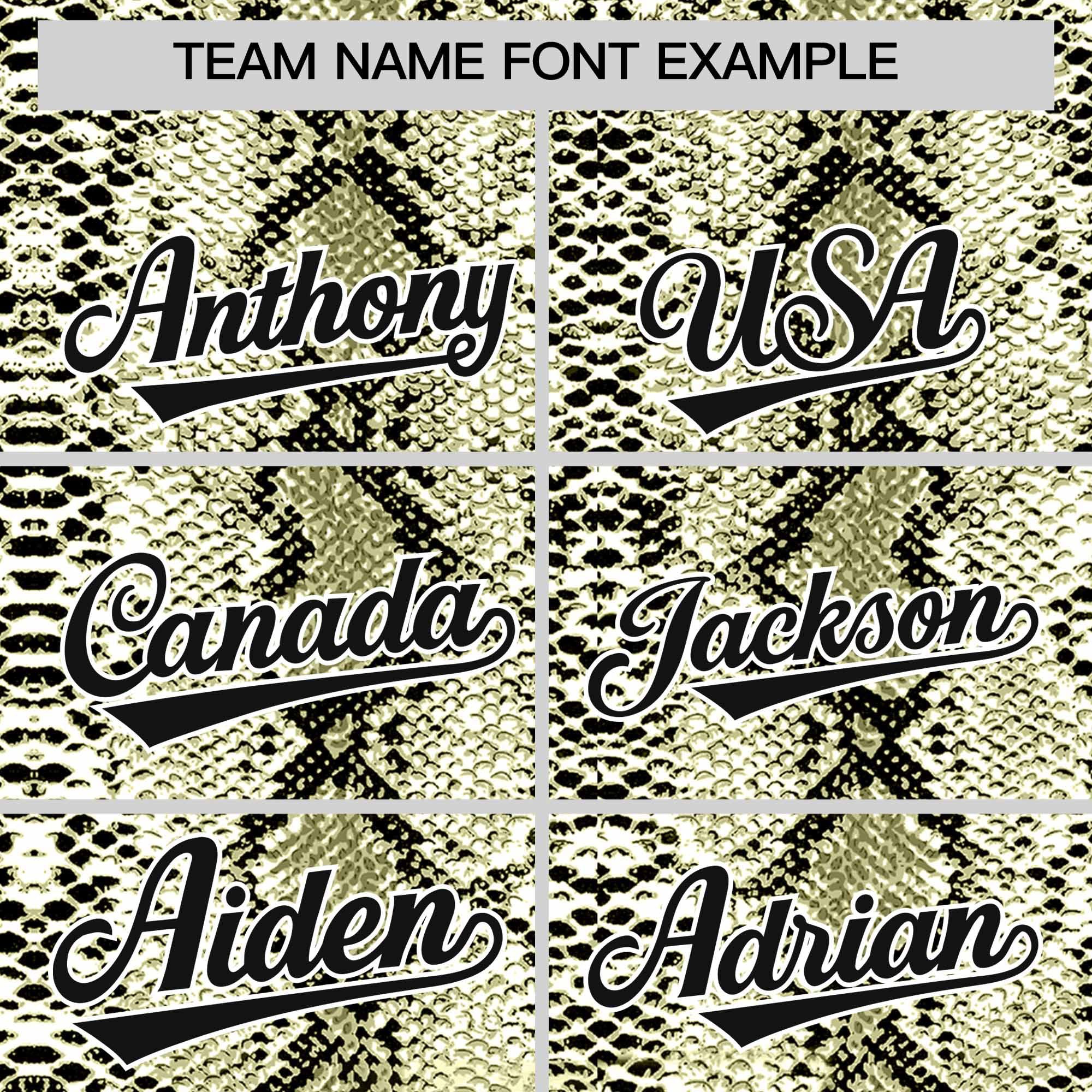 Custom Cream Snakeskin Pattern Authentic Sleeveless Baseball Jersey