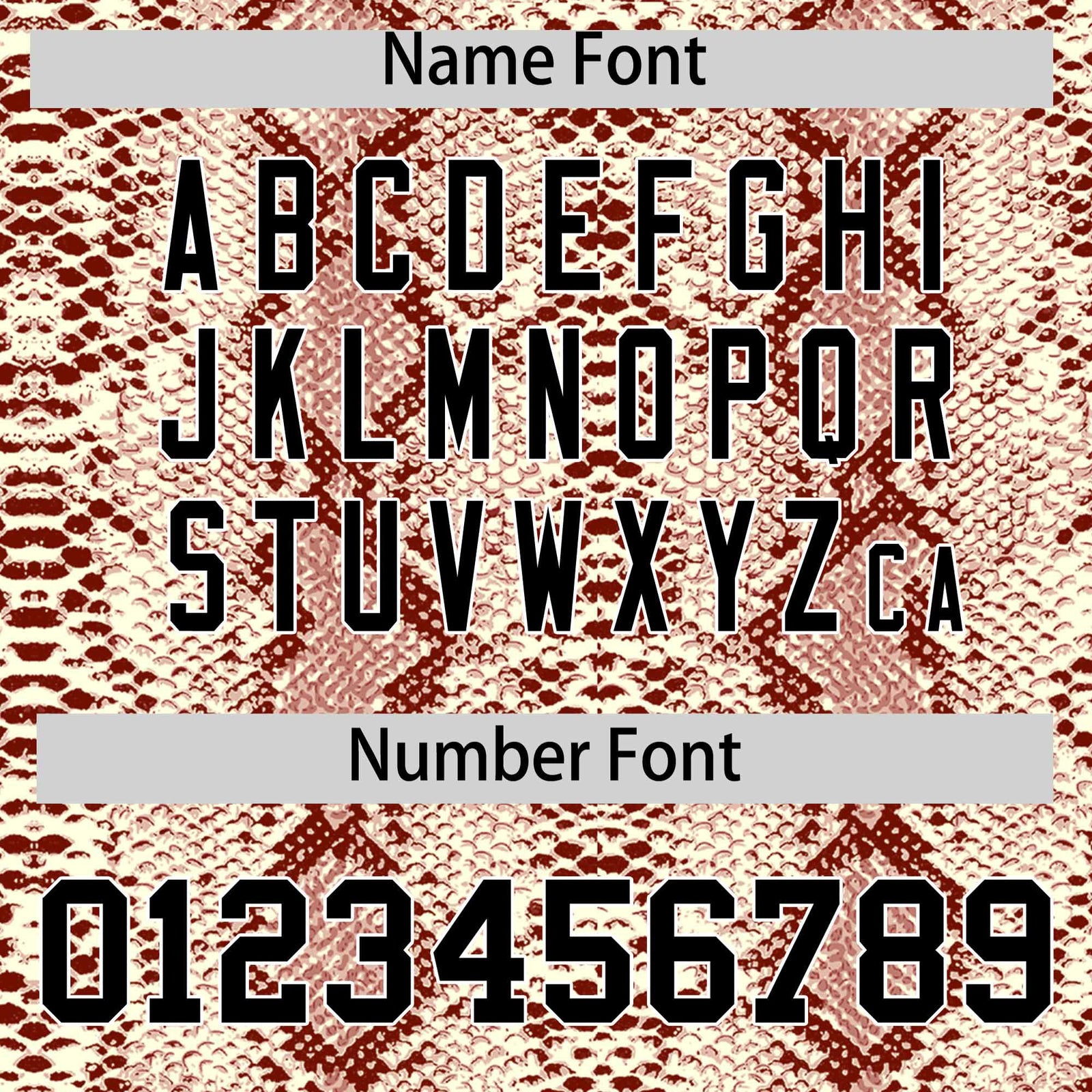 Custom Texas Orange Snakeskin Pattern Authentic Sleeveless Baseball Jersey