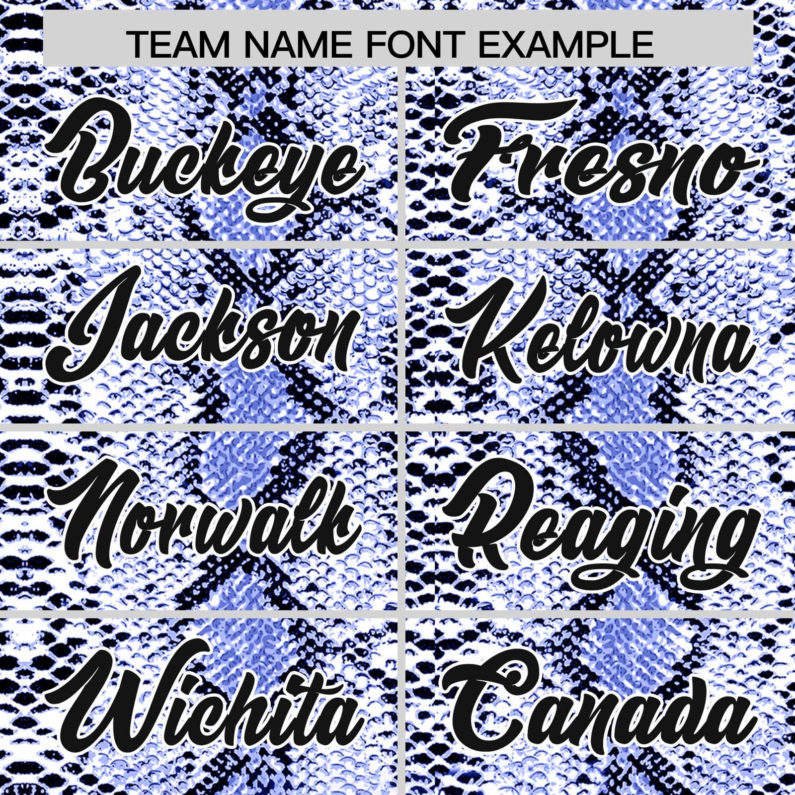 Custom Royal Snakeskin Pattern Authentic Sleeveless Baseball Jersey