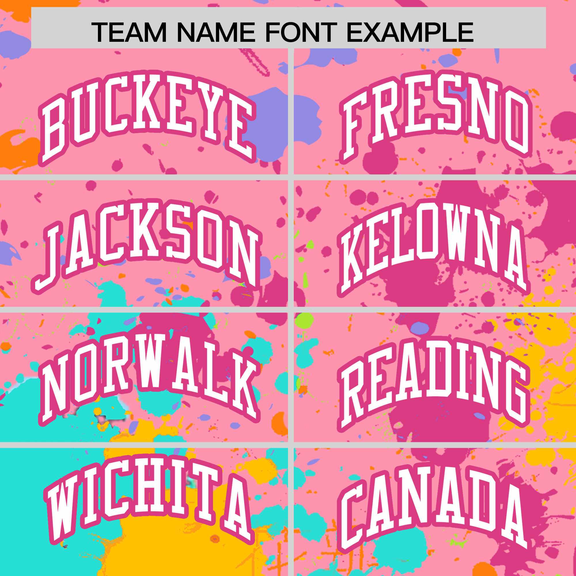 Custom Light Pink Graffiti Fashion Baseball Jersey For Women