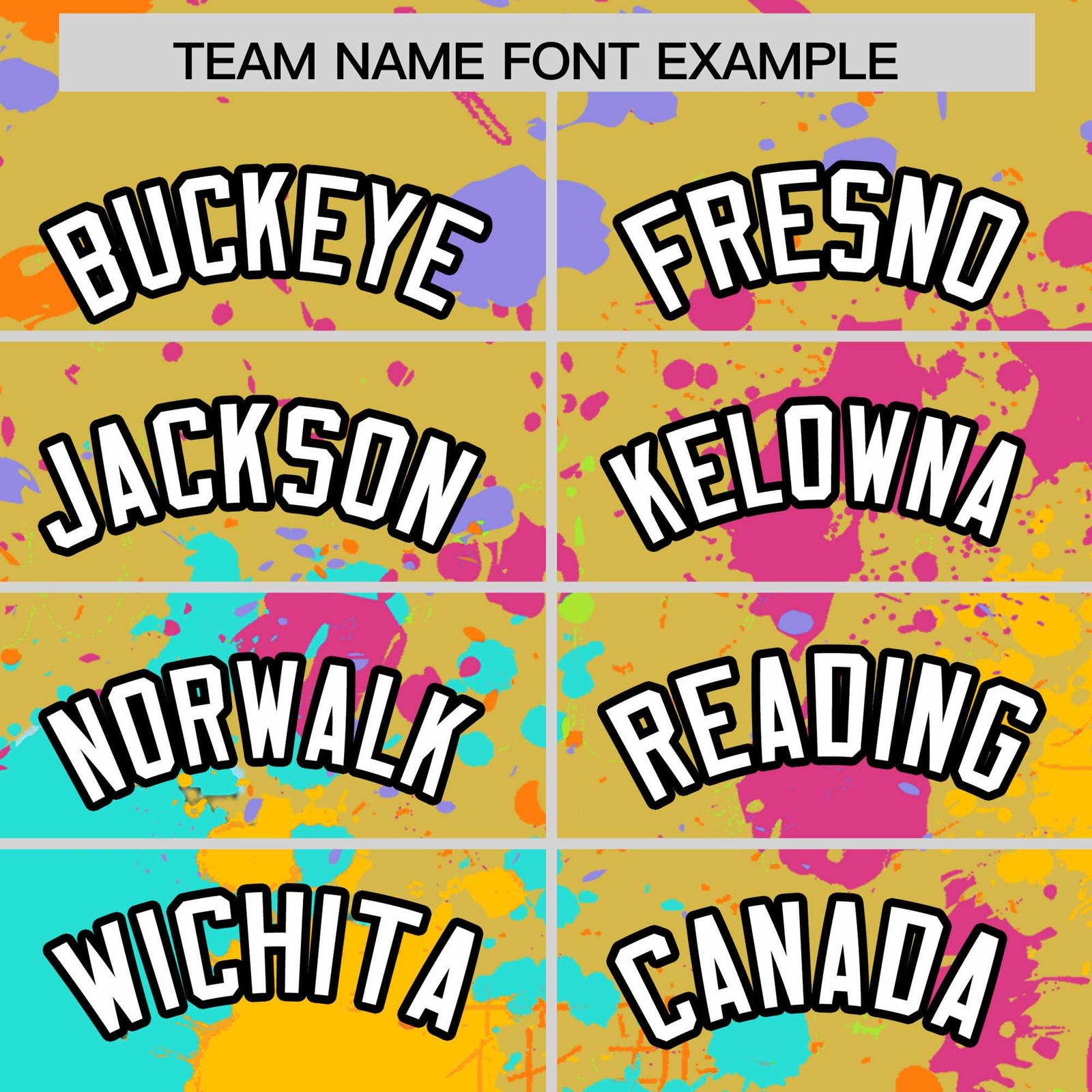 Custom Old Gold Graffiti Fashion Baseball Jersey For Women