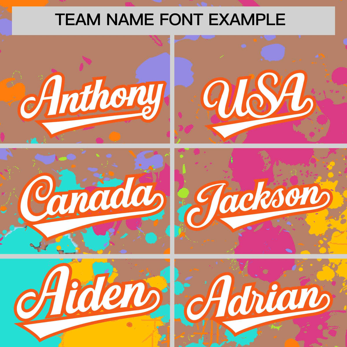 Custom Khaki Graffiti Fashion Baseball Jersey For Women