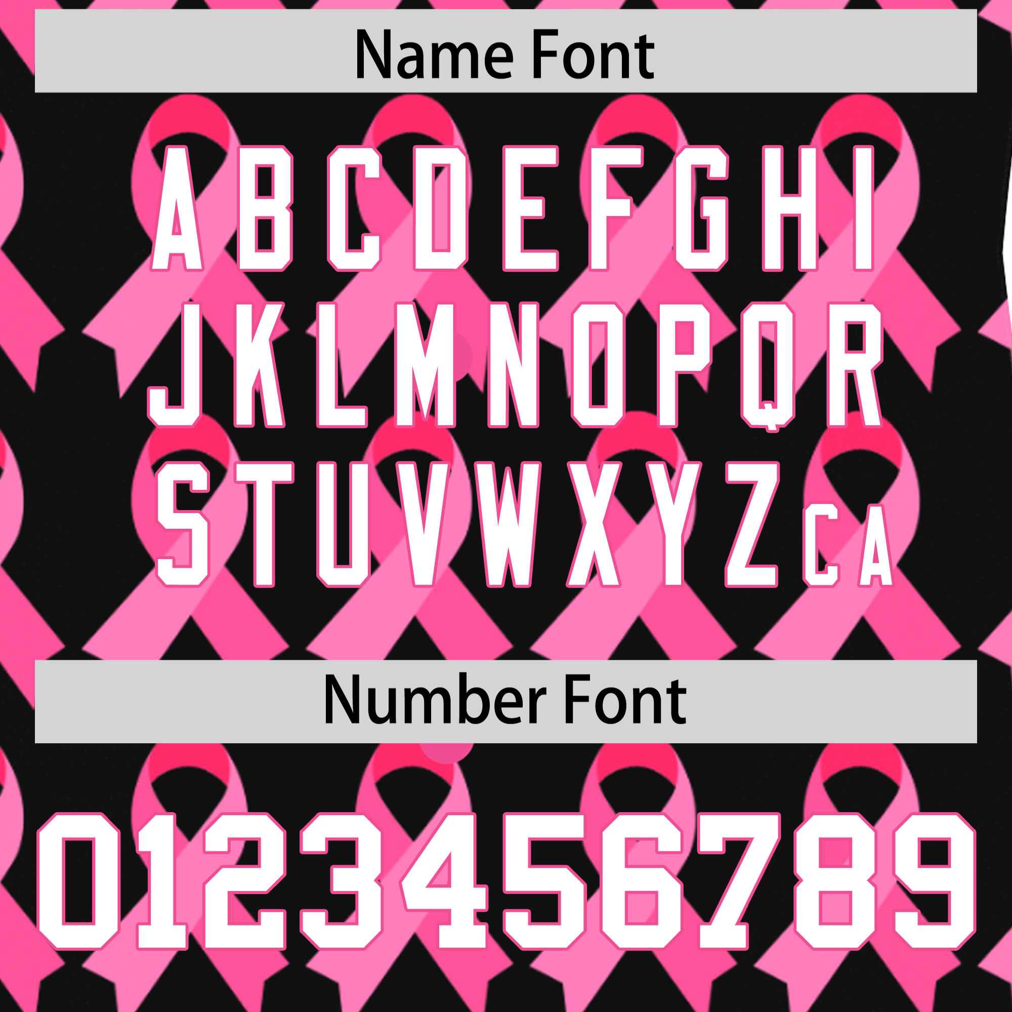 Custom Black Pink Breast Cancer Awareness Month Pink Ribbon Authentic Baseball Jersey for Women