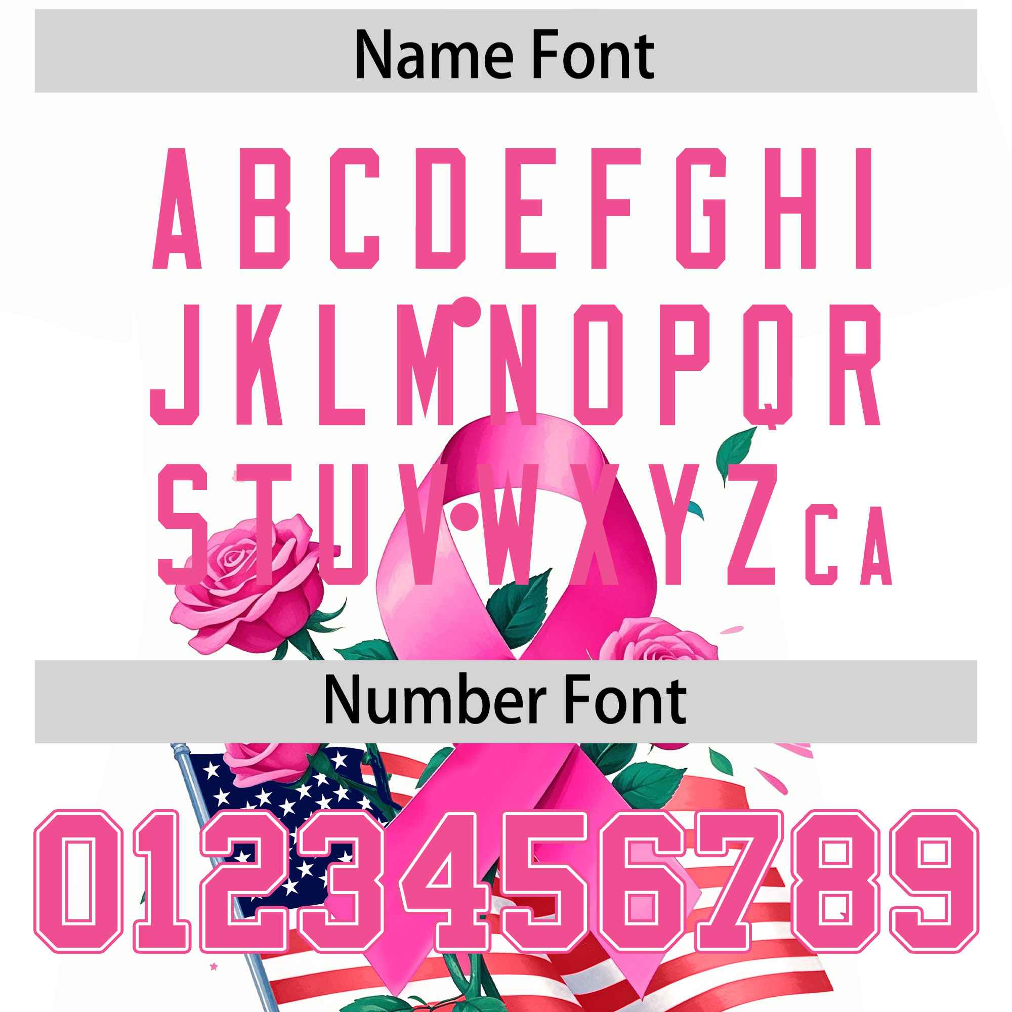 Custom White Pink Breast Cancer Awareness Month Pink Ribbon Authentic Baseball Jersey for Women