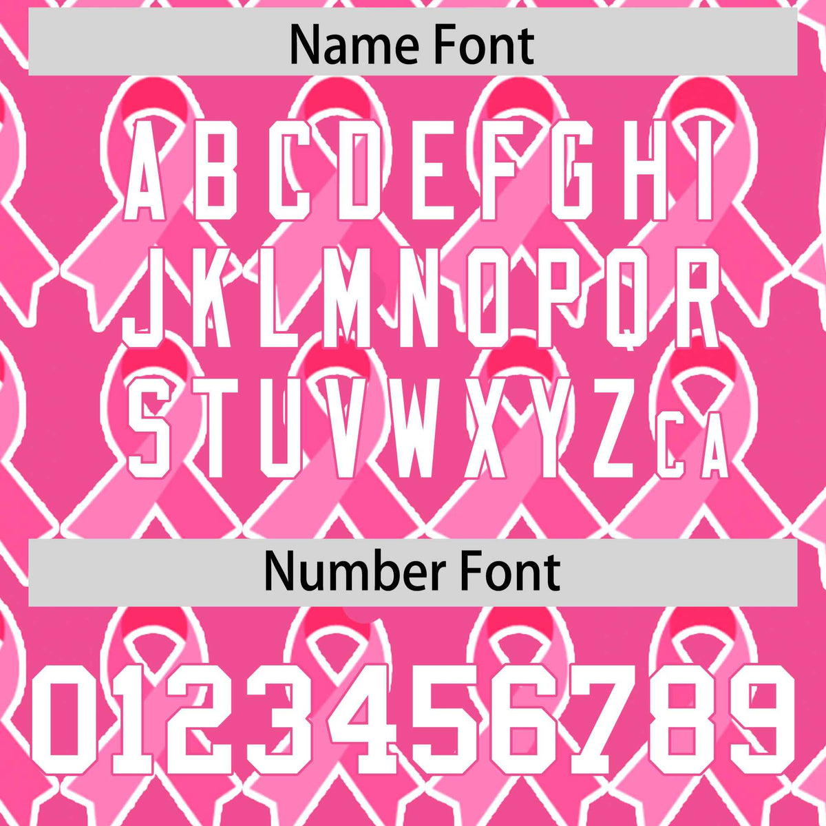 Custom Pink White Breast Cancer Awareness Month Pink Ribbon Authentic Baseball Jersey for Women