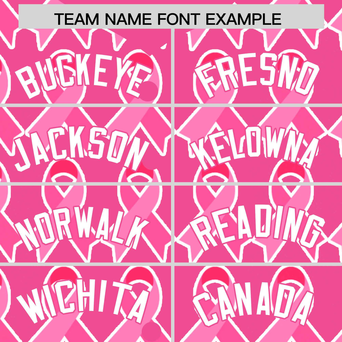 Custom Pink White Breast Cancer Awareness Month Pink Ribbon Authentic Baseball Jersey for Women