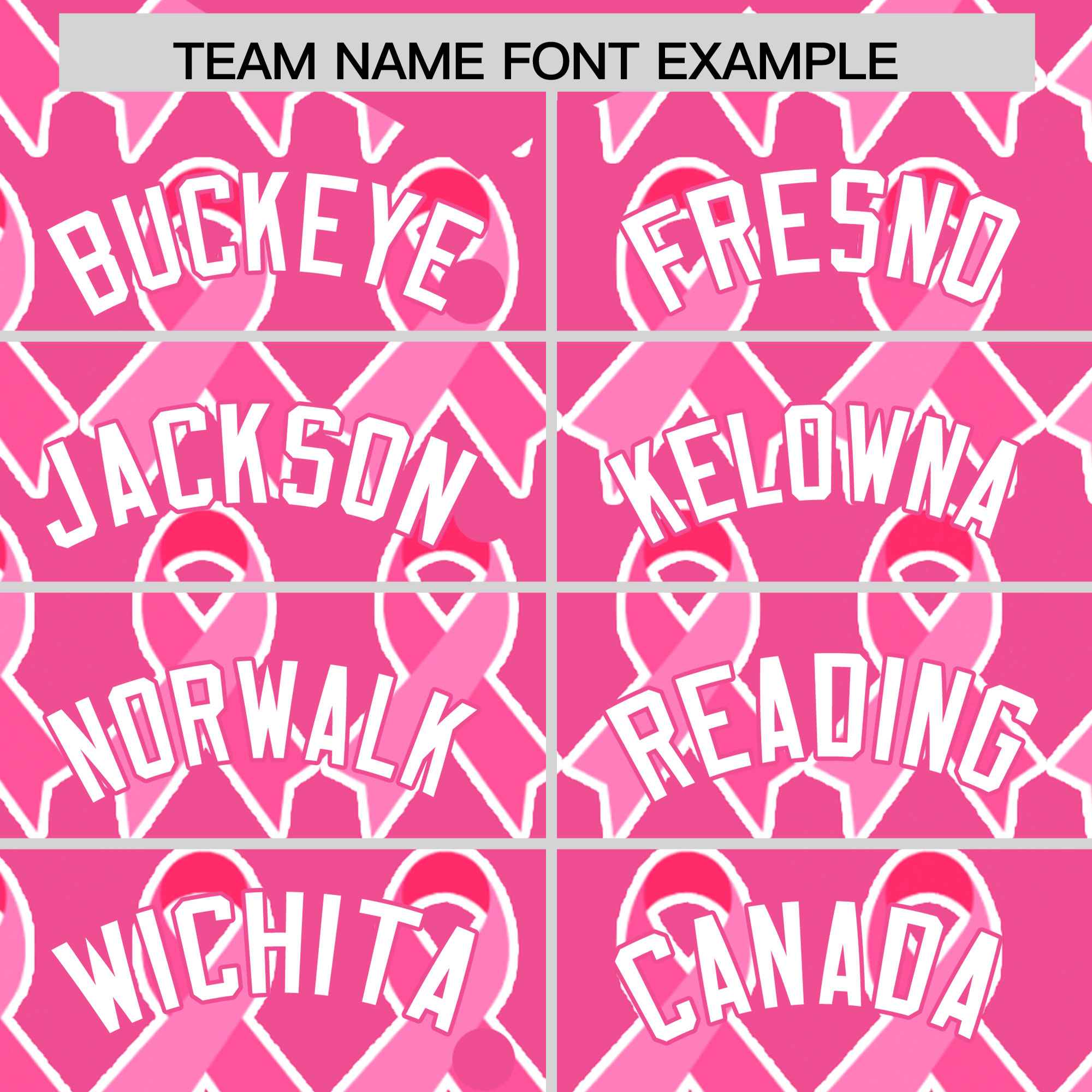 Custom Pink White Breast Cancer Awareness Month Pink Ribbon Authentic Baseball Jersey for Women